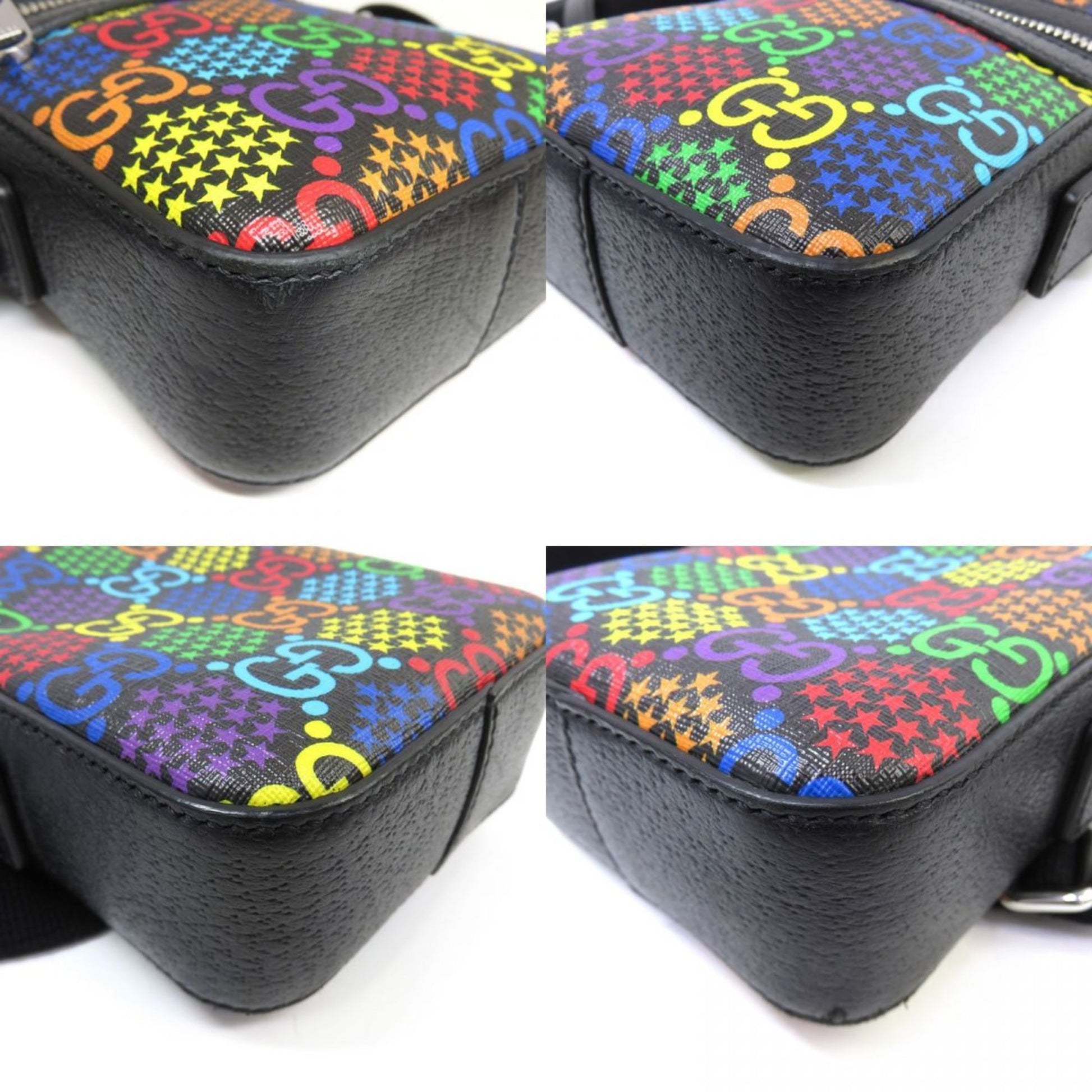 Gucci Black Multi-Color Shoulder Bag