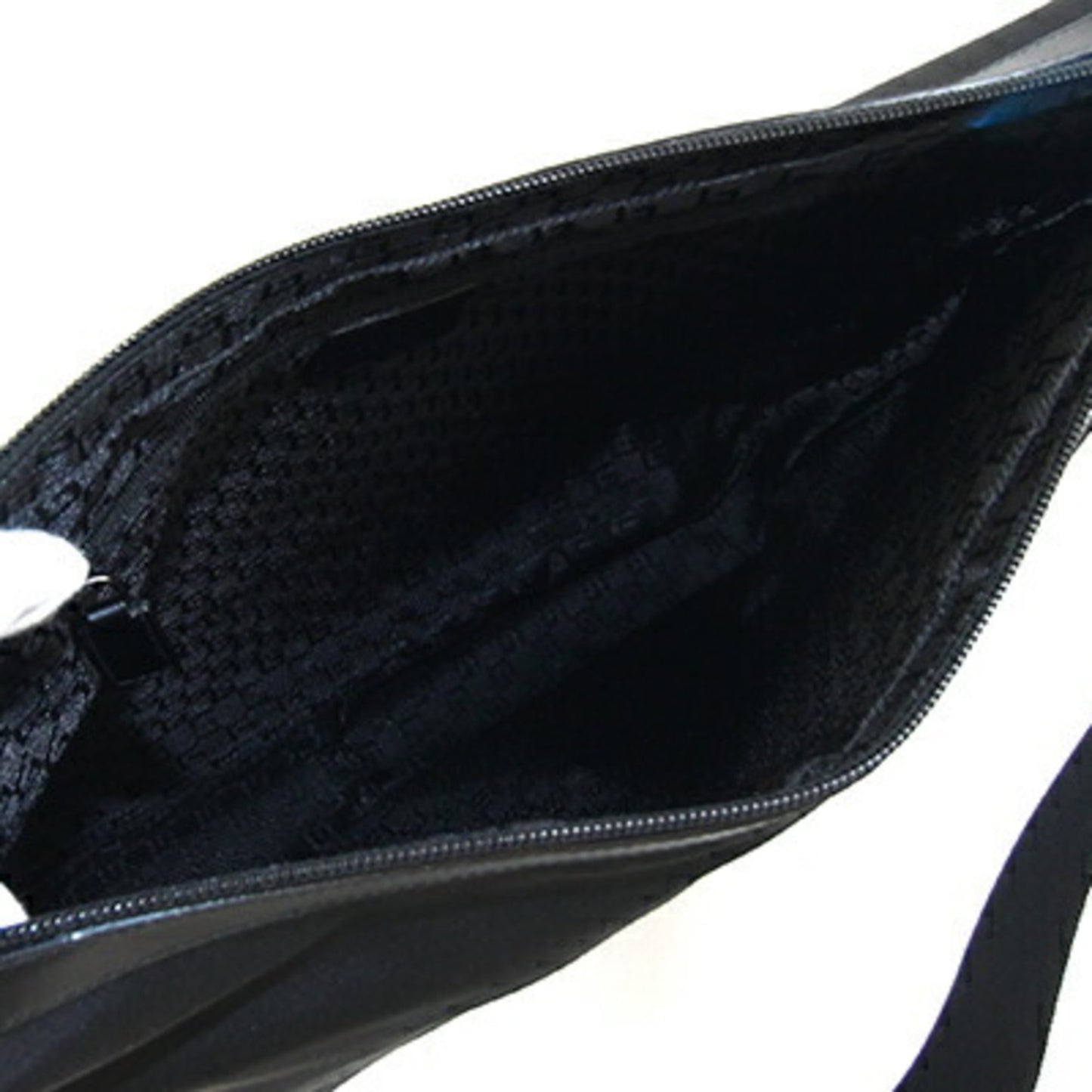 Gucci Black Nylon Canvas Leather Shoulder Bag