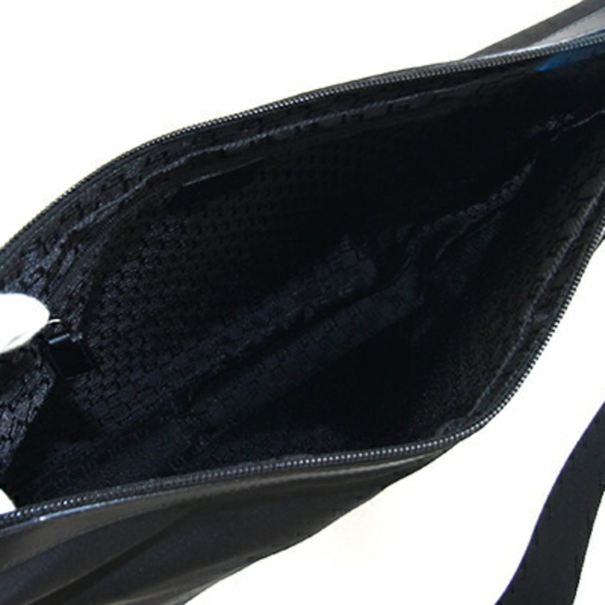 Gucci Black Nylon Canvas Leather Shoulder Bag