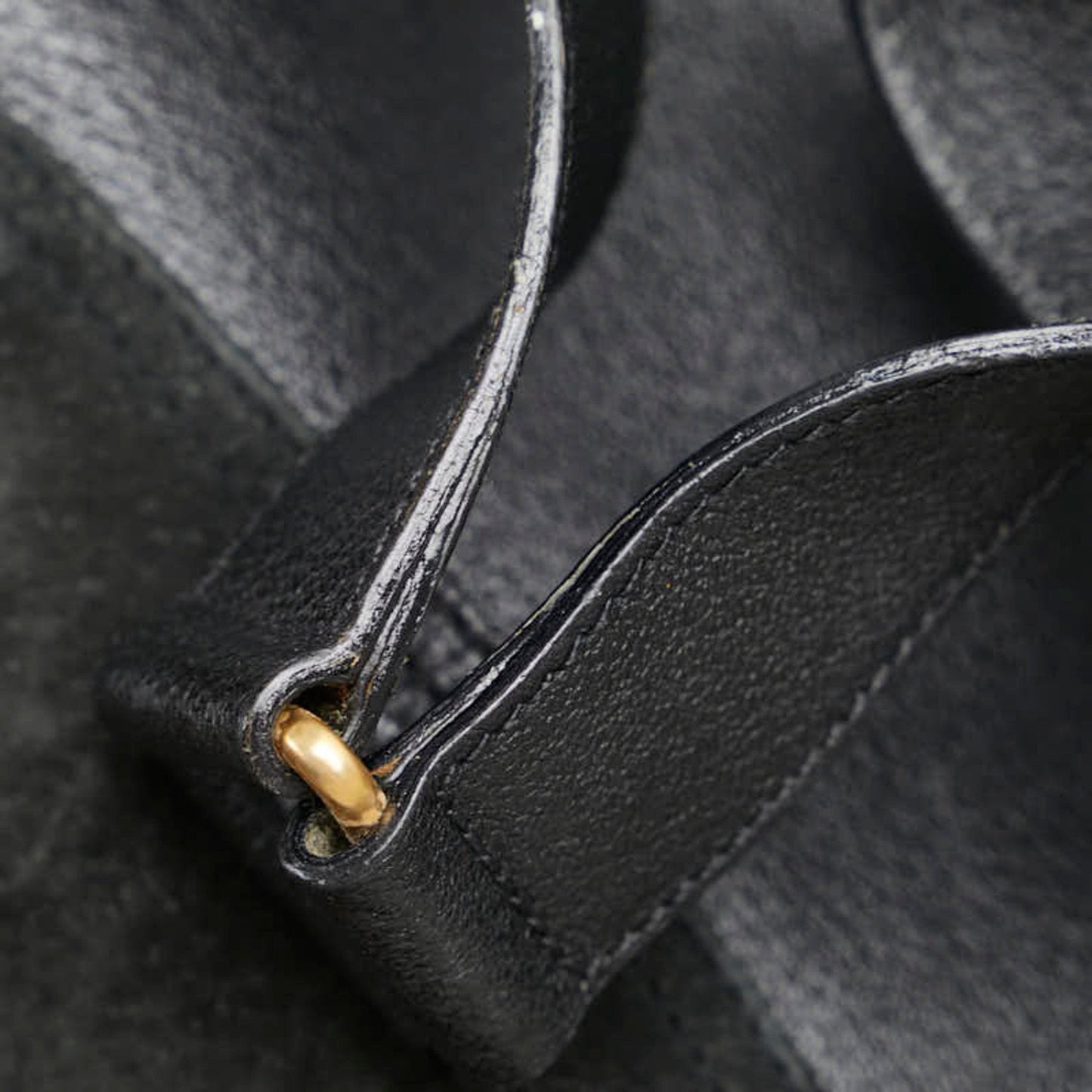 Gucci Bamboo Black Suede Leather Backpack