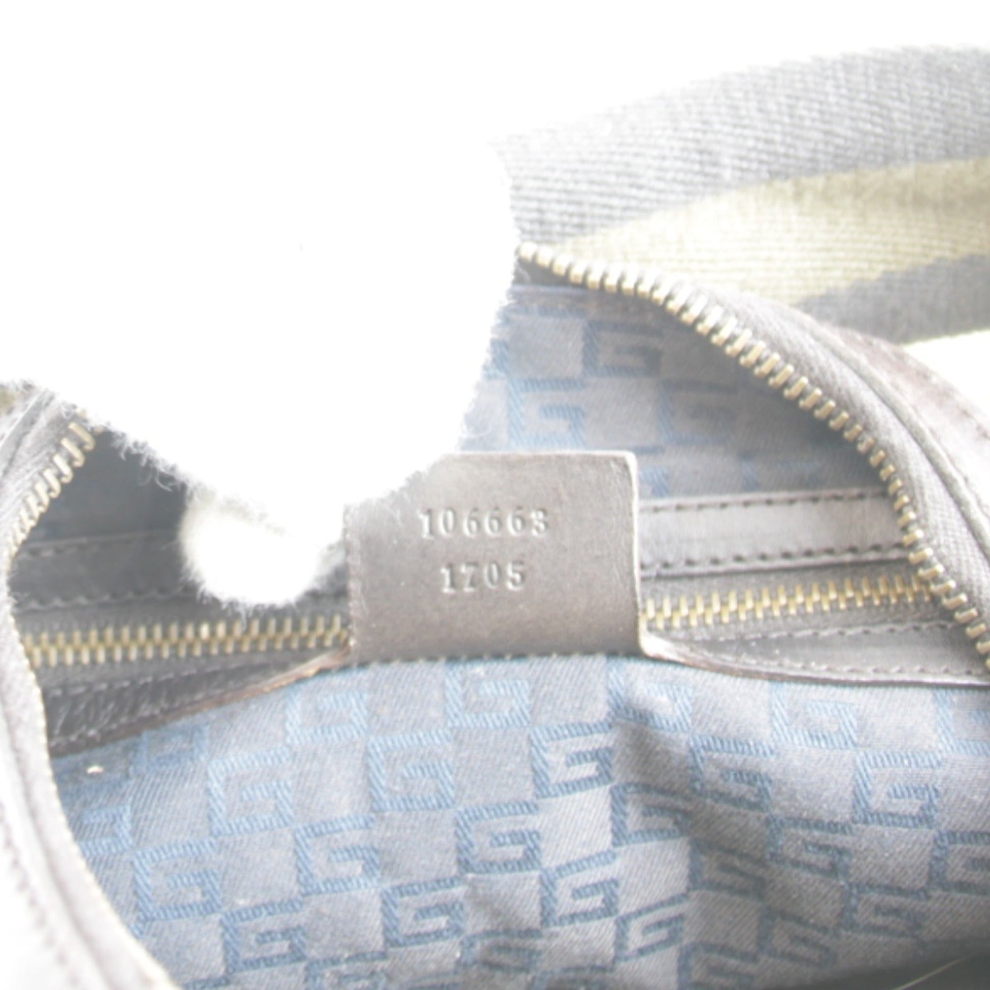 Gucci Khaki Canvas Handbag