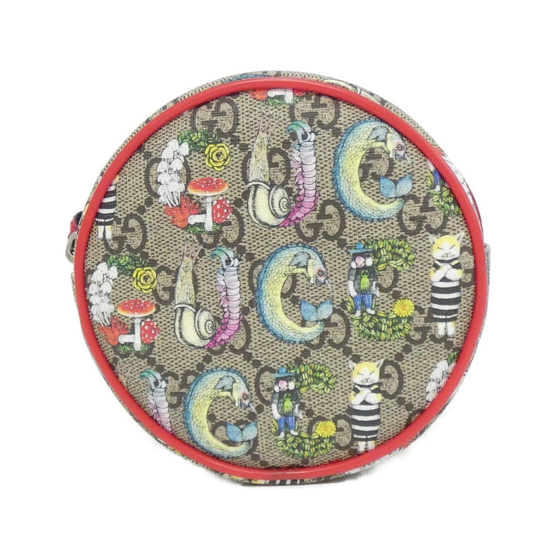 Gucci Beige Multi-Color Gg Supreme Fanny Pack