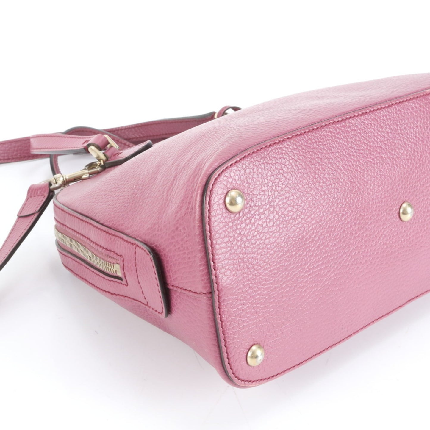 Gucci Pink Leather Shoulder Bag