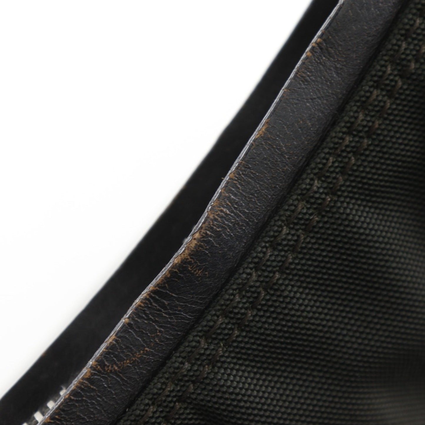 Gucci Black Nylon Canvas Shoulder Bag