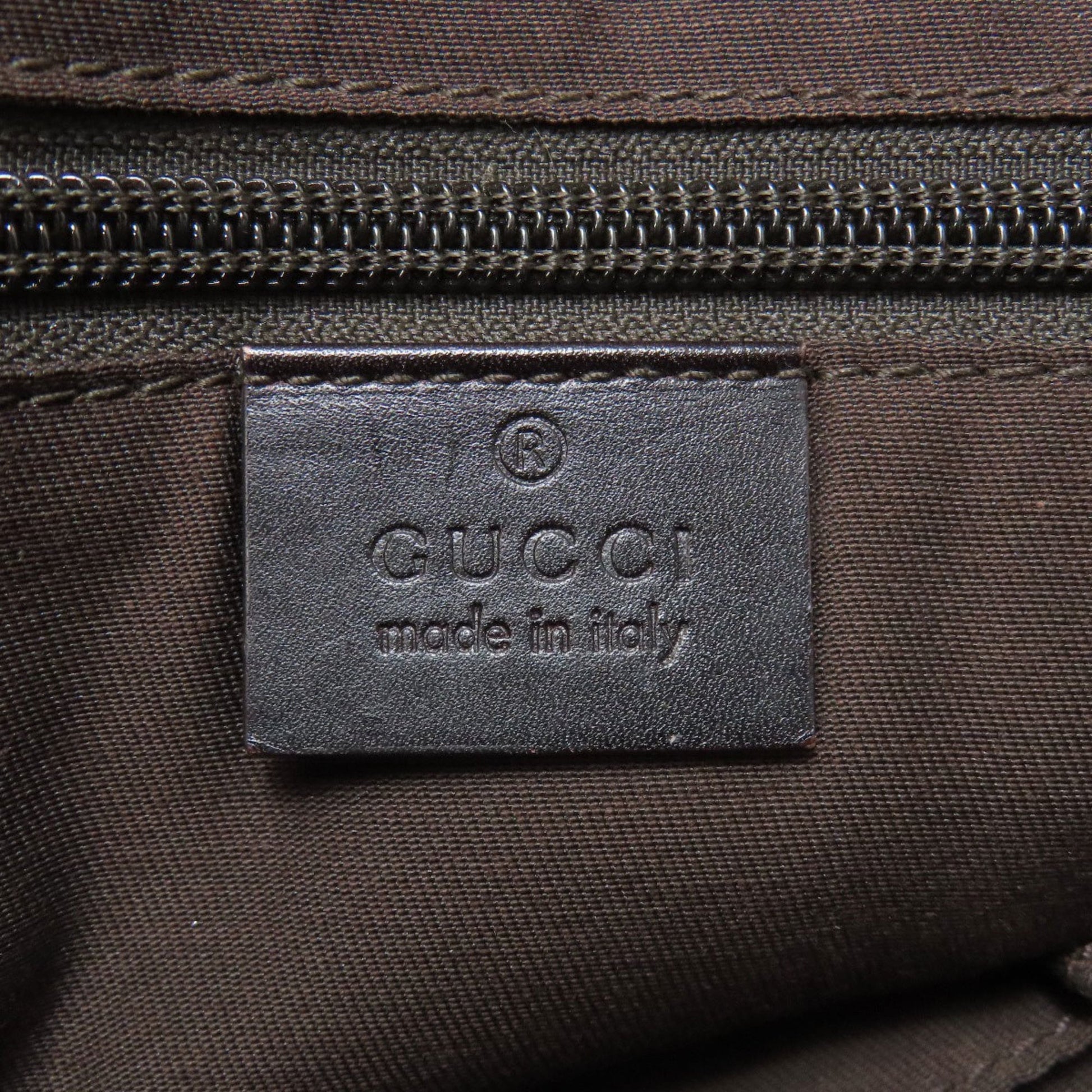 Gucci Brown Leather Shoulder Bag