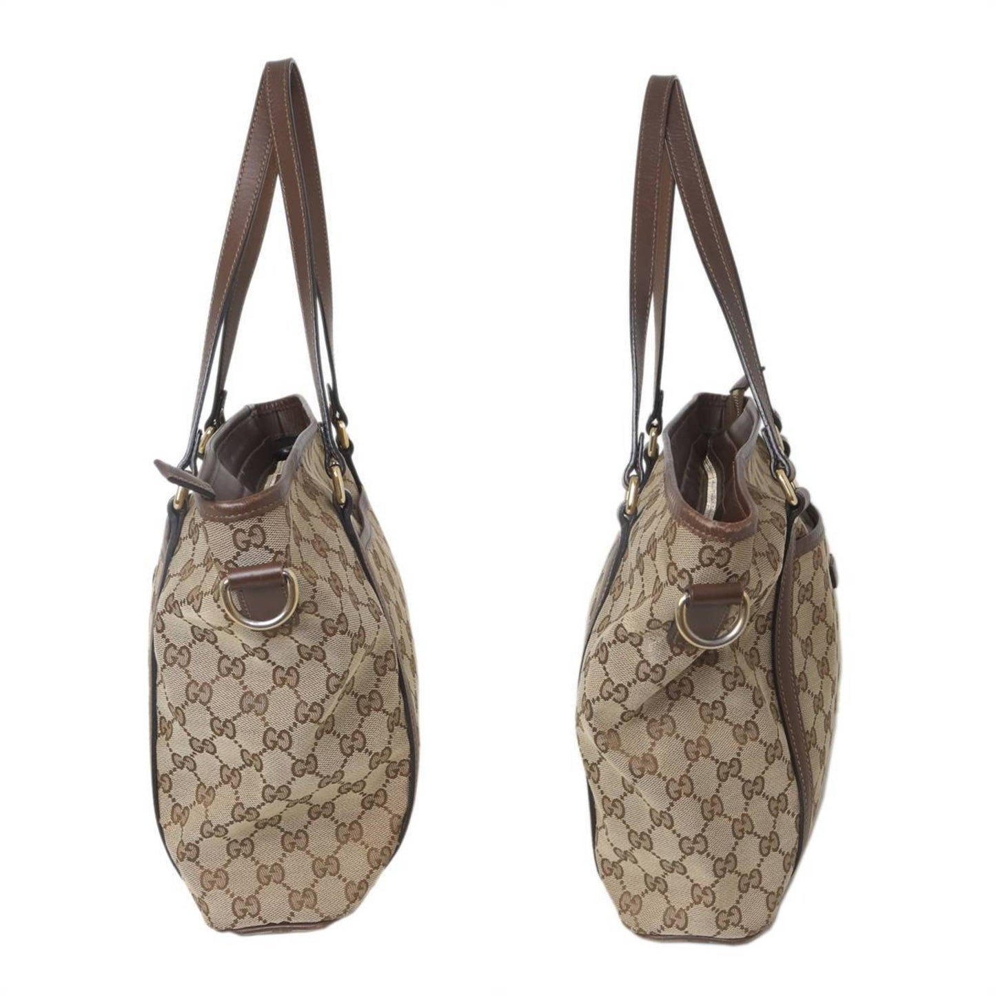 Gucci Beige Leather Tote Bag