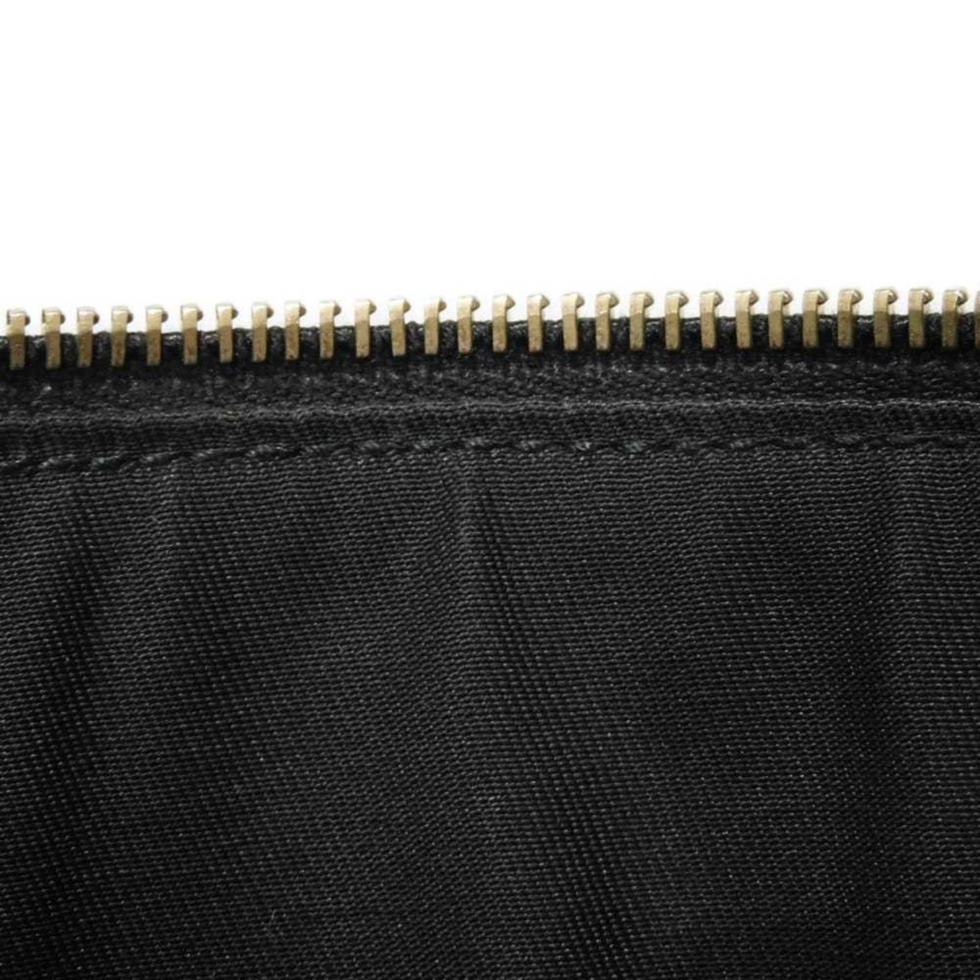 Gucci Diamante Black Leather Messenger Bag Shoulder Bag