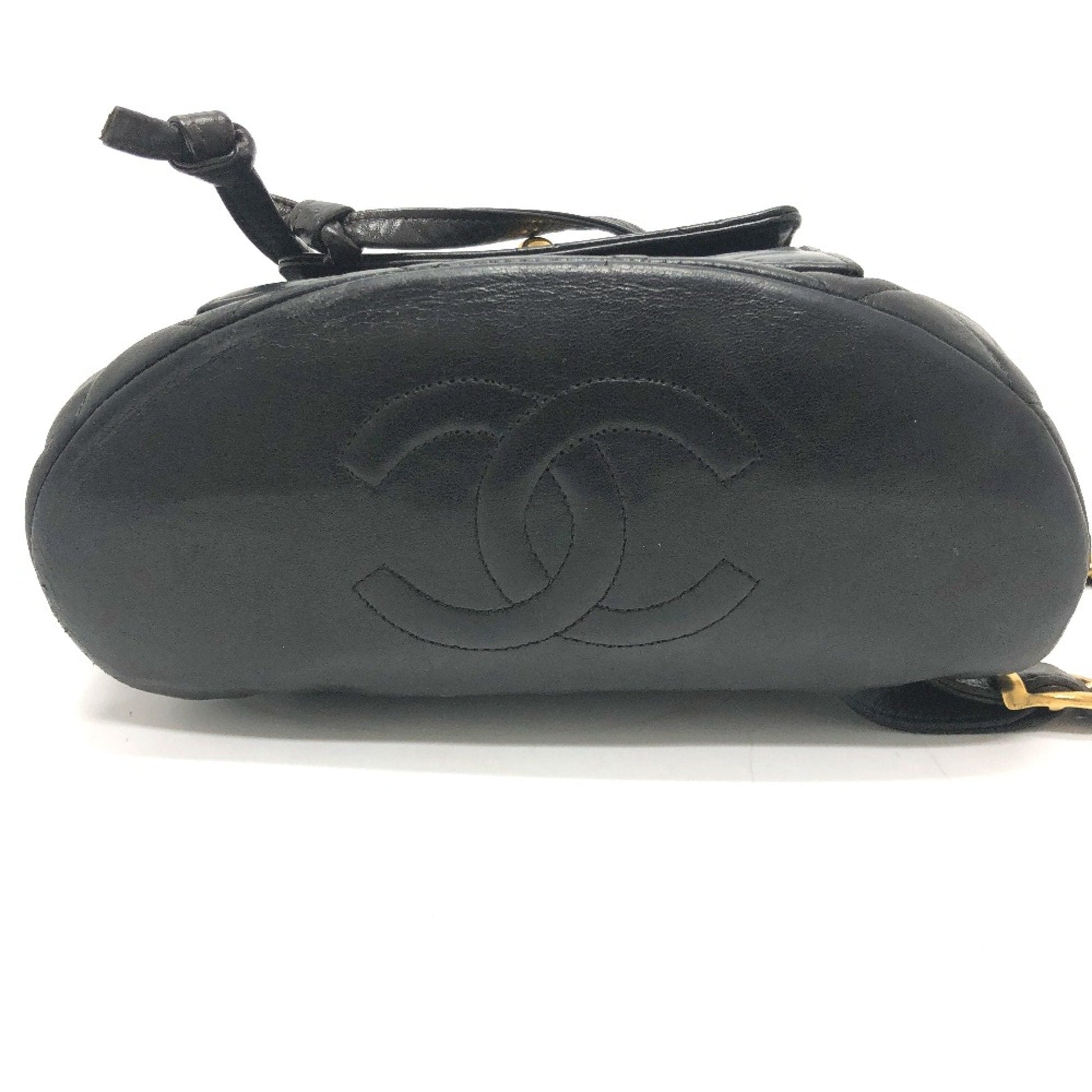 Chanel CC Mark Chain Backpack Black GoldHardware