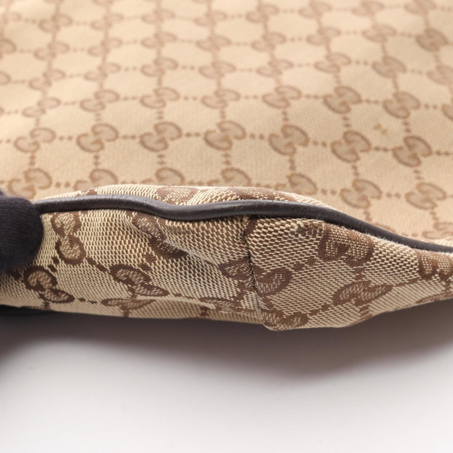 Gucci Beige Brown Multi-Color Gg Canvas Leather Shoulder Bag