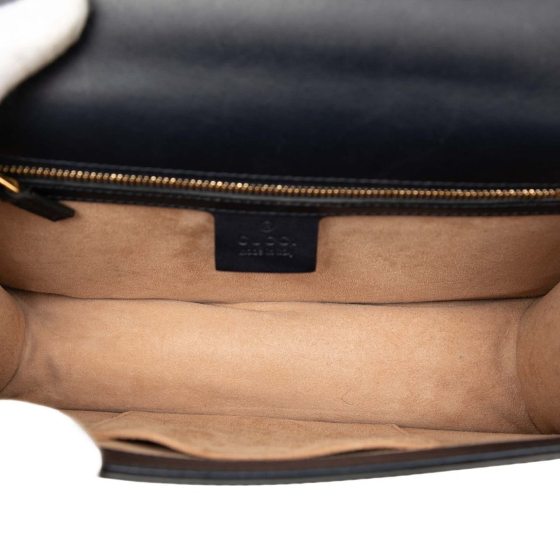 Gucci Navy Leather Shoulder Bag