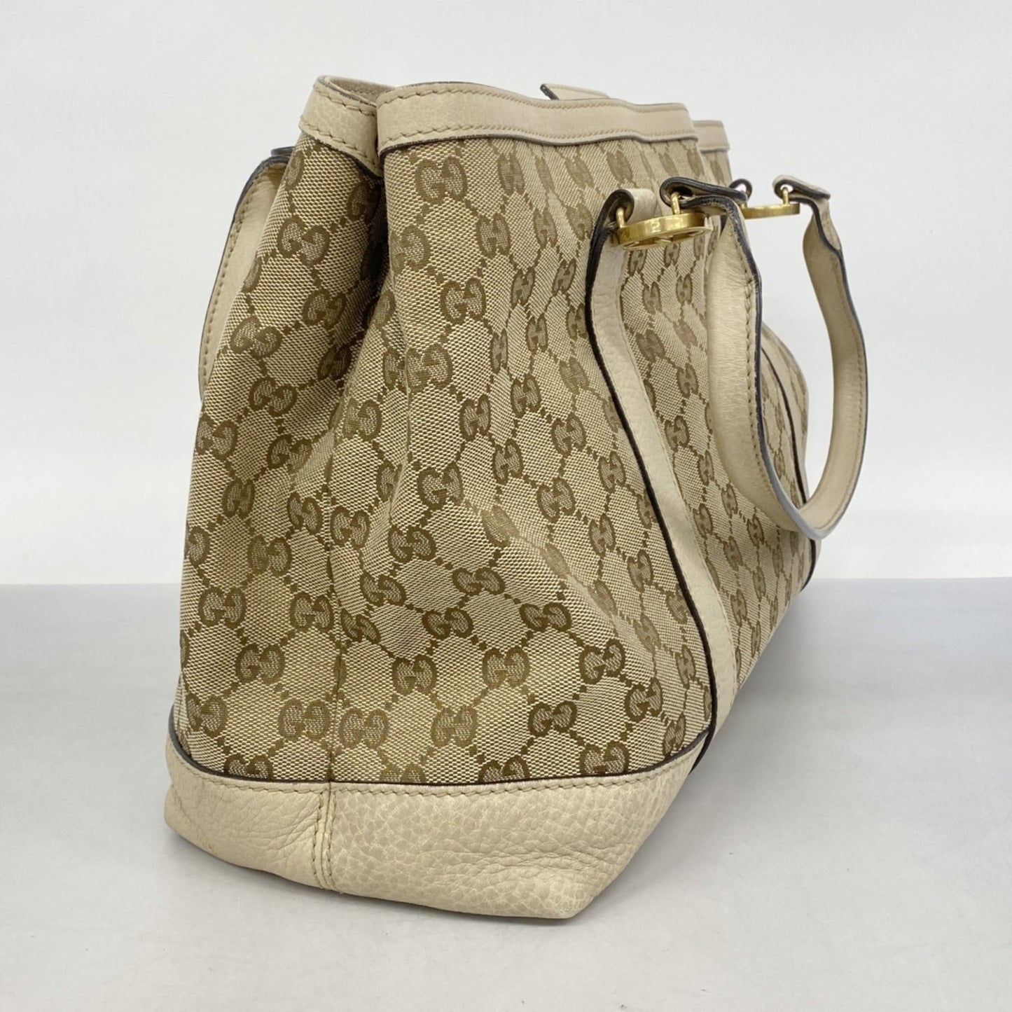 Gucci Beige Canvas Tote Bag