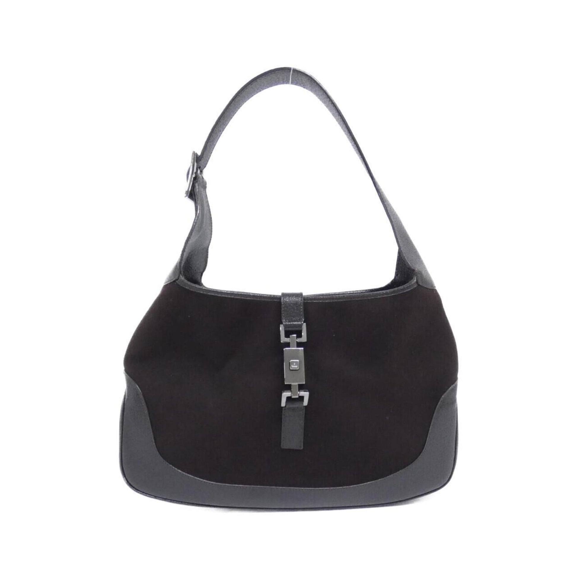 Gucci Brown Felt Shoulder Bag