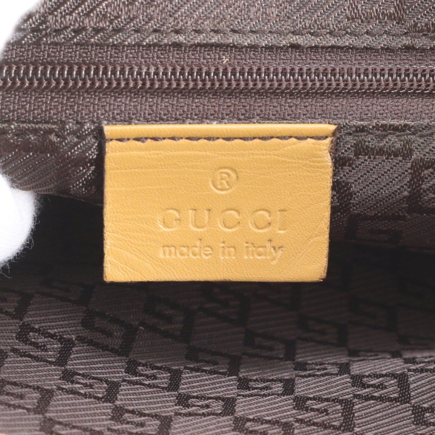 Gucci Brown Leather Shoulder Bag