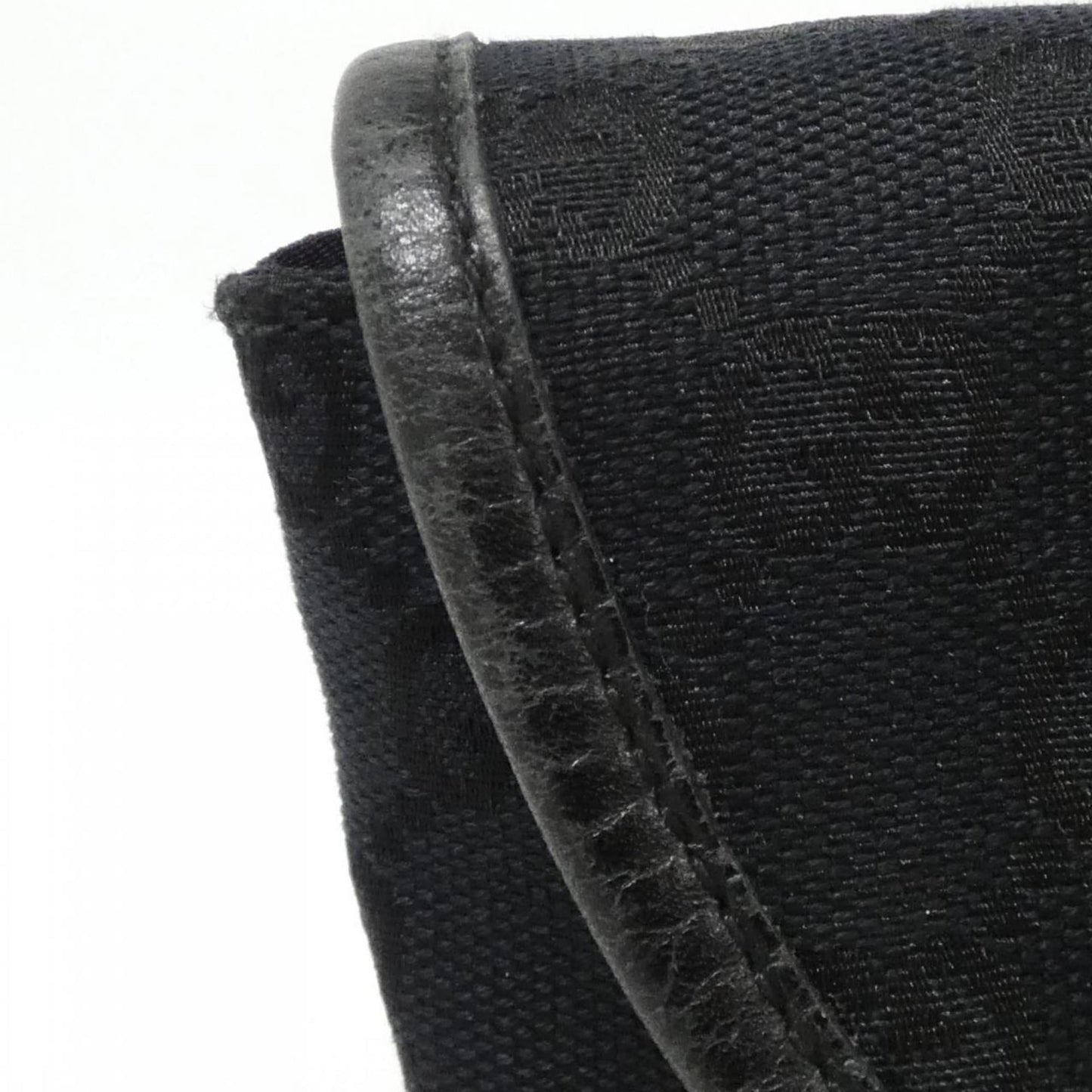 Gucci Black Gg Canvas Fanny Pack