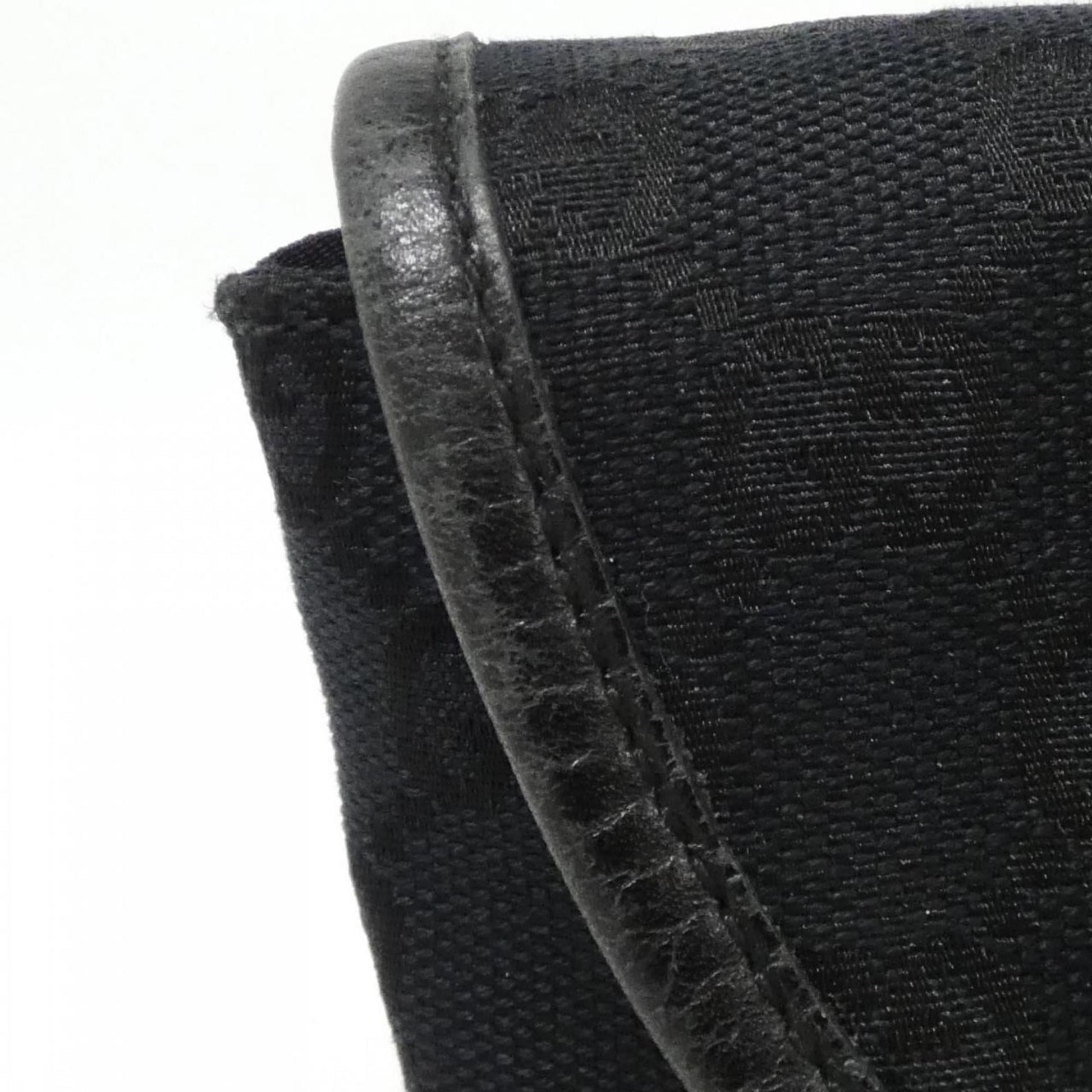 Gucci Black Gg Canvas Fanny Pack