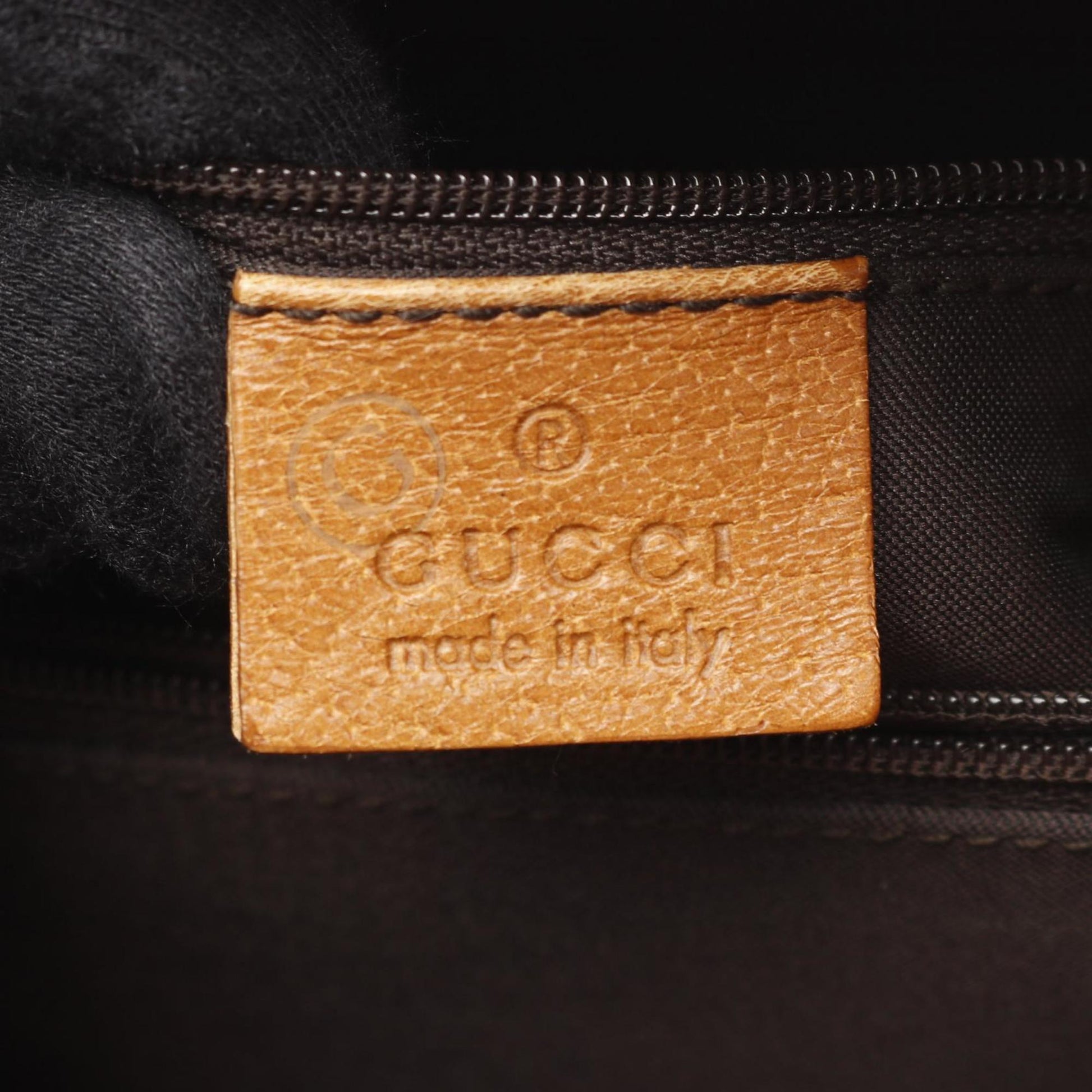 Gucci Brown Leather Tote Bag