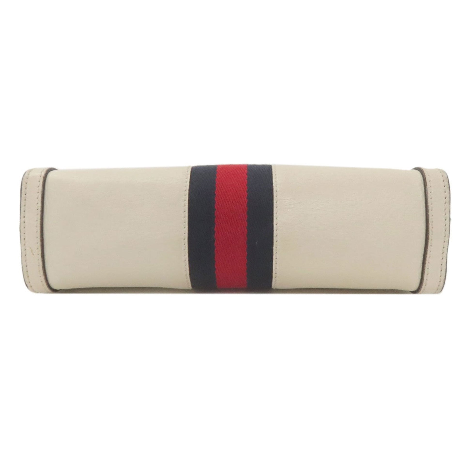 Gucci White Leather Shoulder Bag