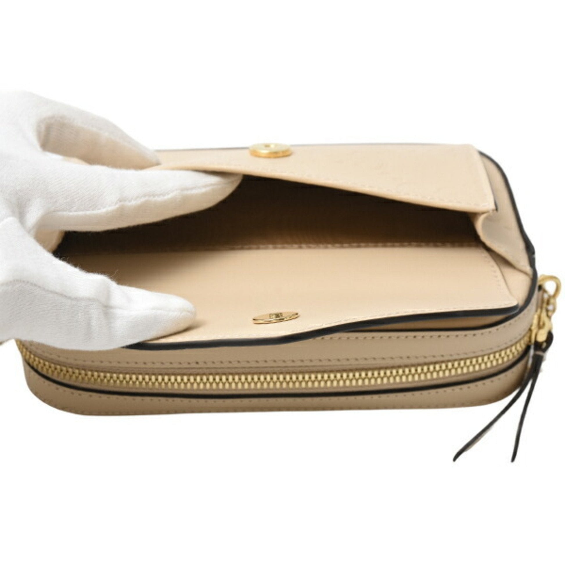 Gucci Beige Leather Shoulder Bag