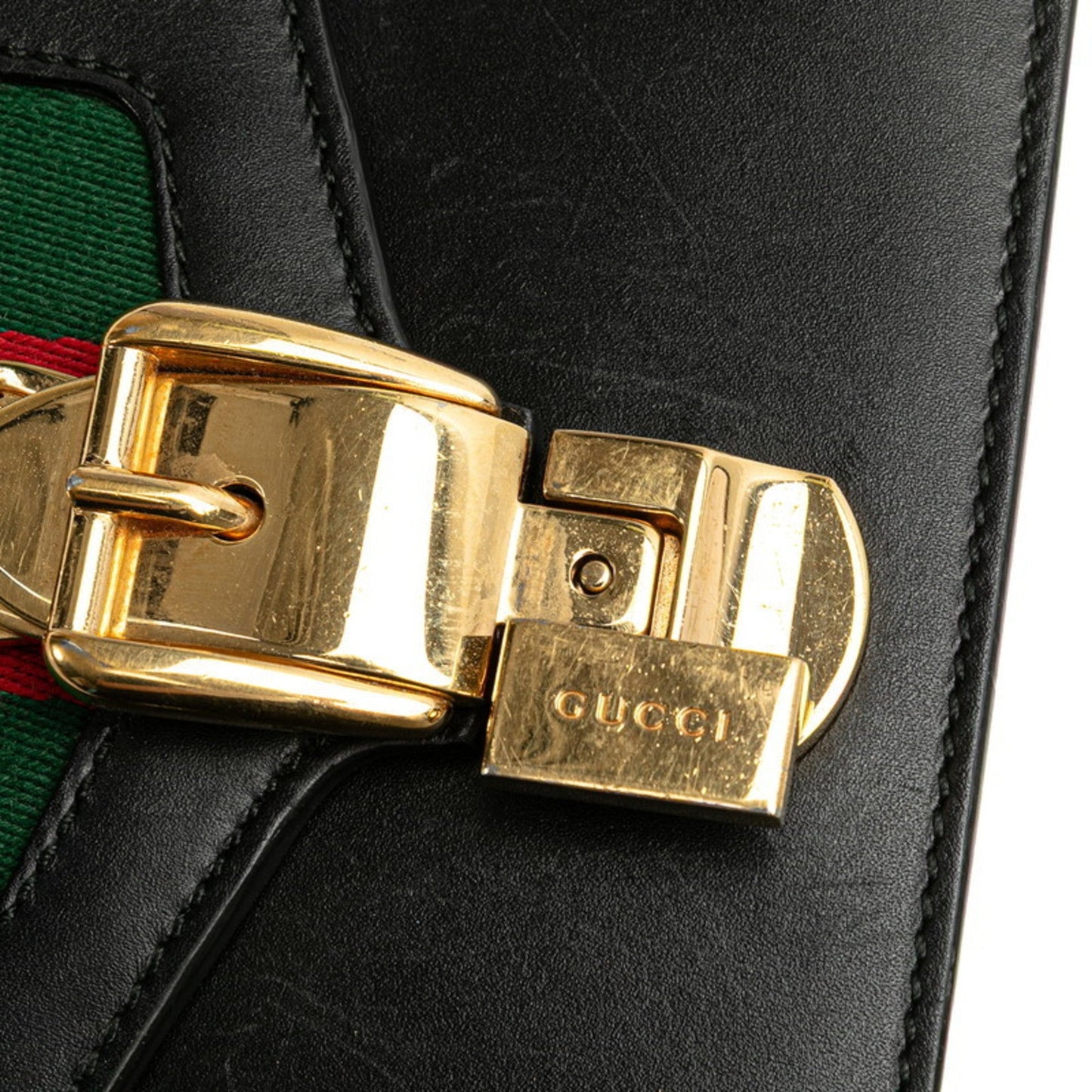 Gucci Black Leather Shoulder Bag