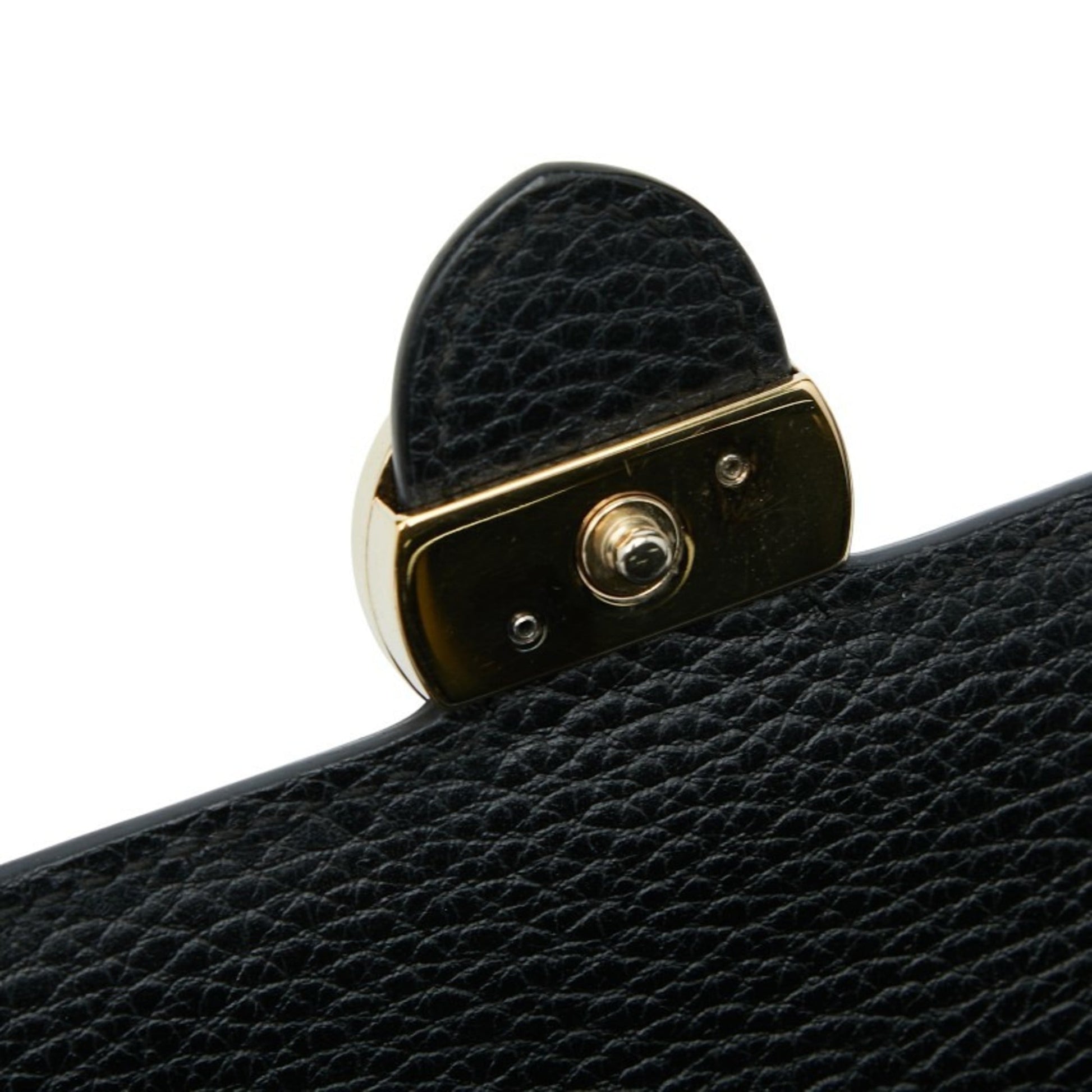 Gucci Black Leather Shoulder Bag