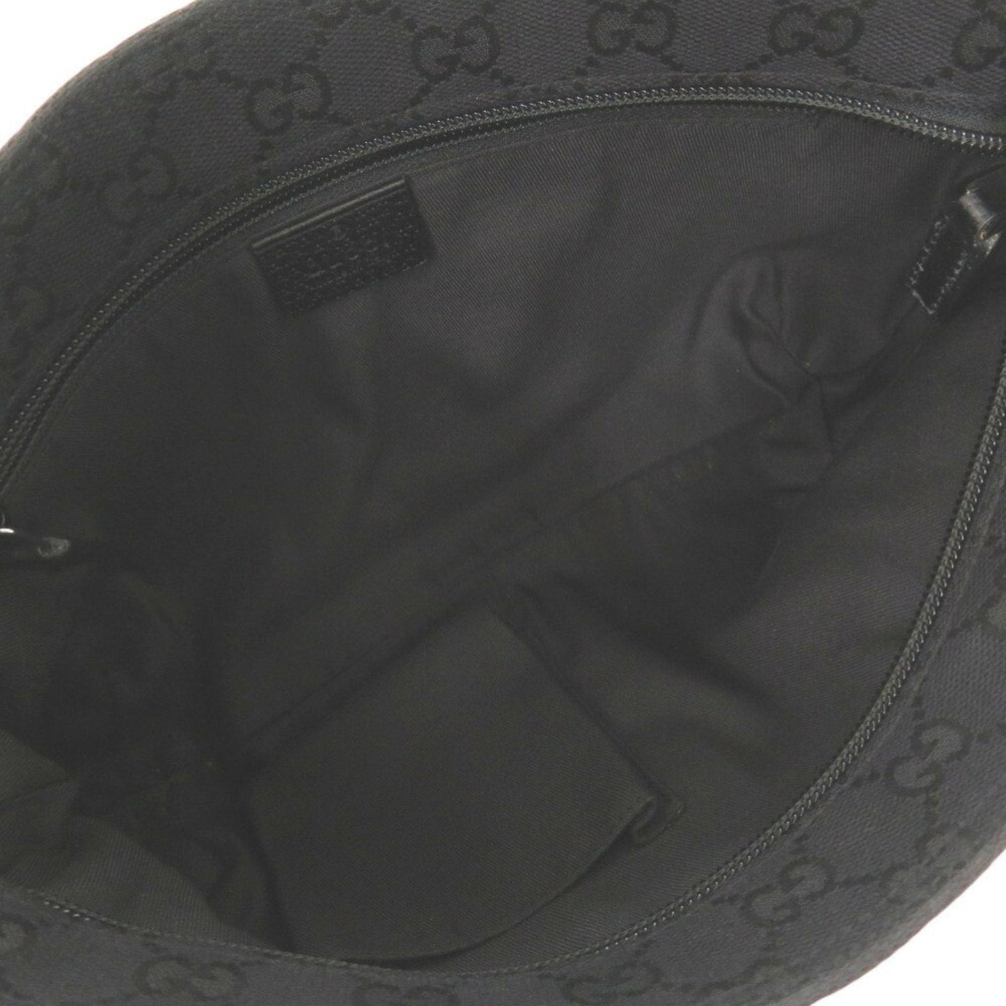 Gucci Black Green Red Color Gg Canvas Leather Shoulder Bag