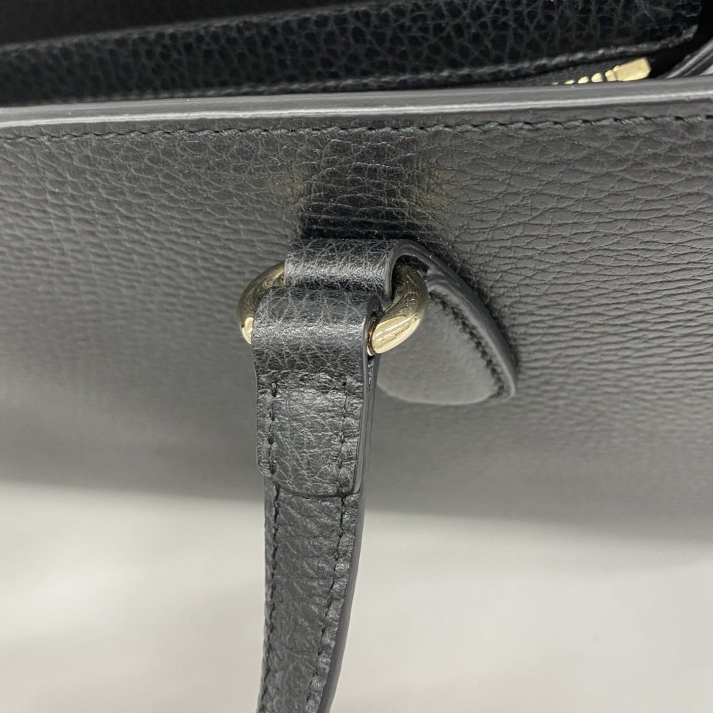 Gucci Black Leather Handbag