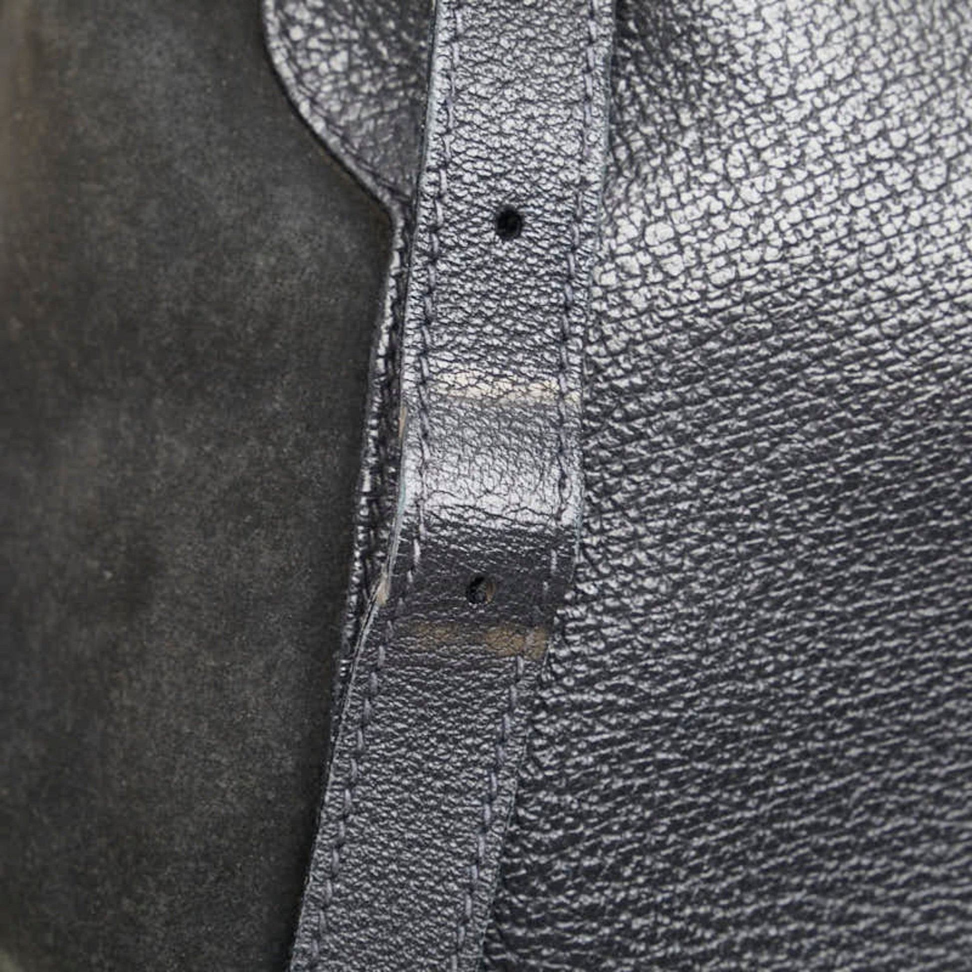 Gucci Black Suede Leather Backpack