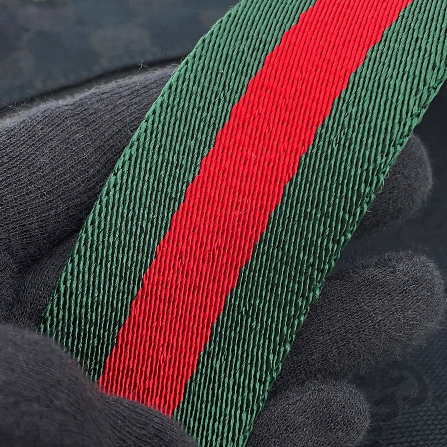 Gucci Sherry Line Black Gg Canvas Sling Bag