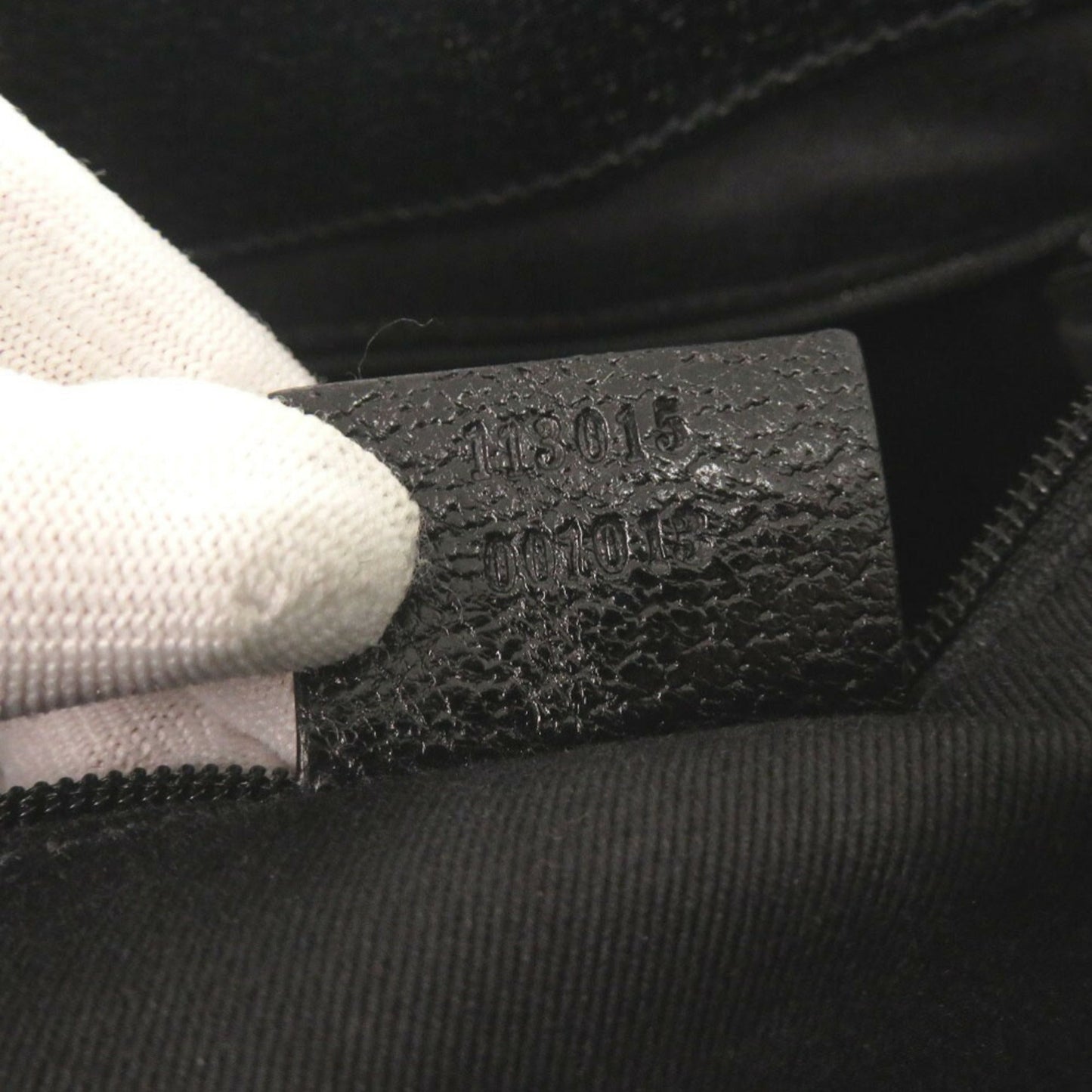 Gucci Black Gg Canvas Handbag Tote Bag