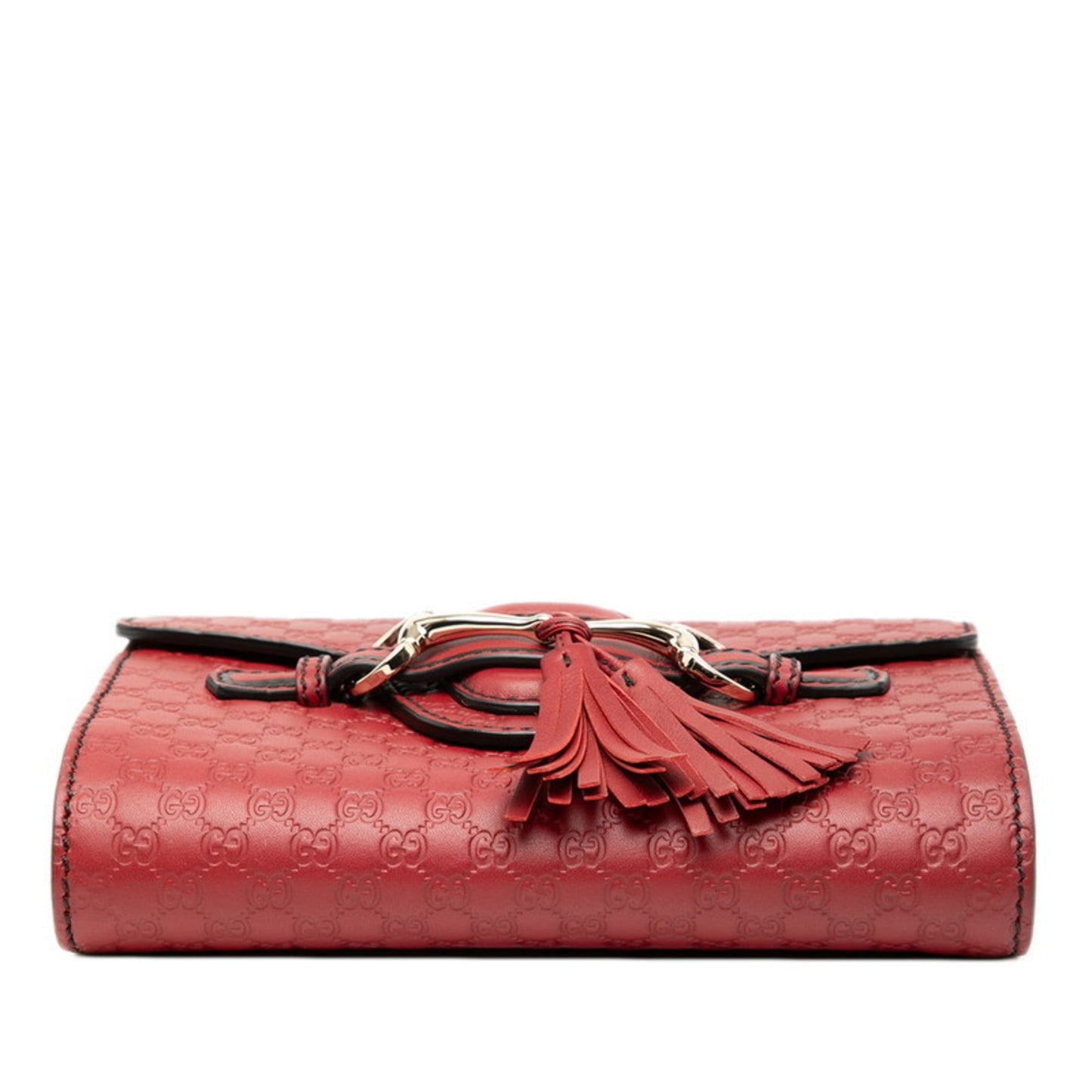Gucci Red Color Leather Shoulder Bag