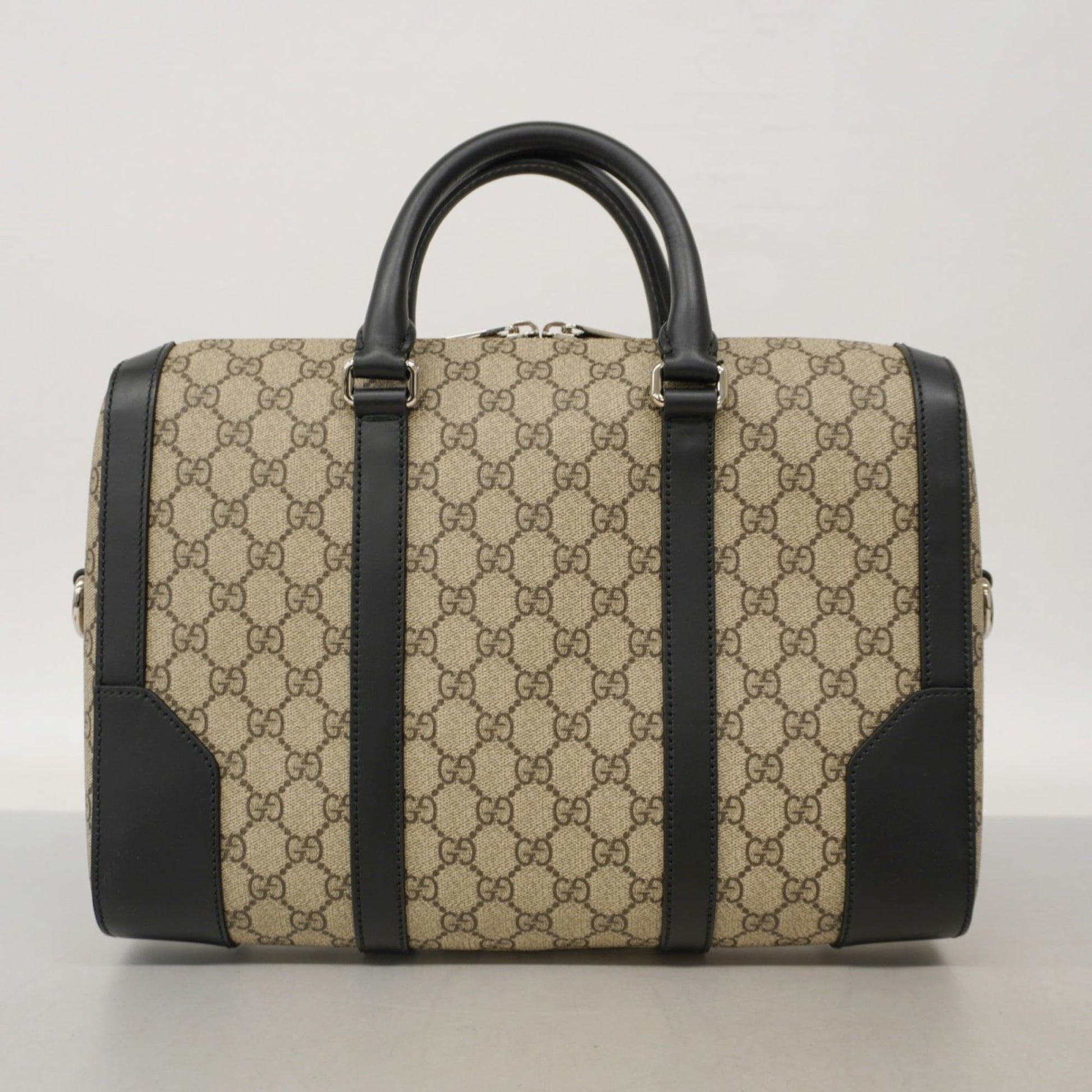 Gucci Brown White Pvc Handbag