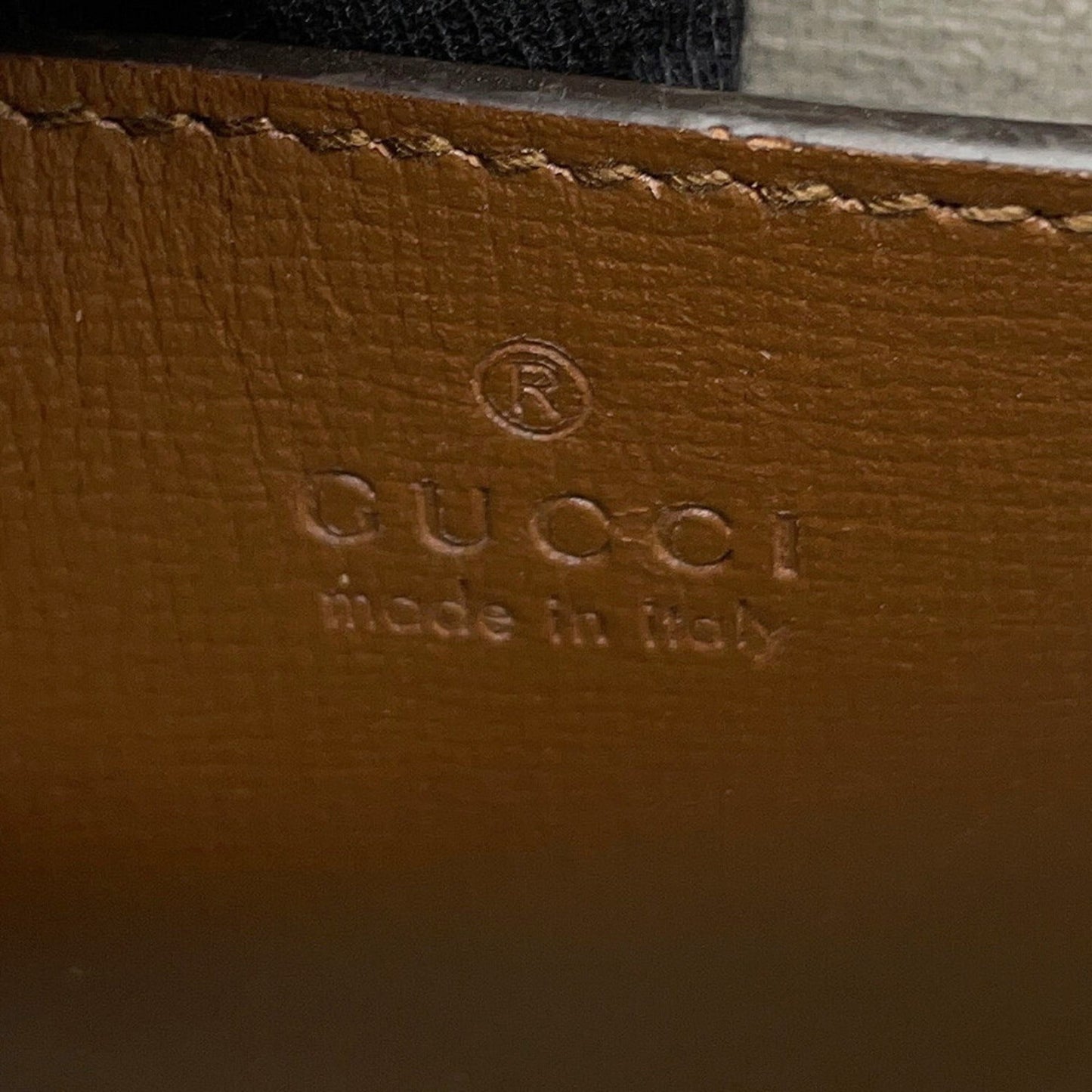 Gucci Beige Brown Gg Supreme Leather Messenger Bag Shoulder Bag