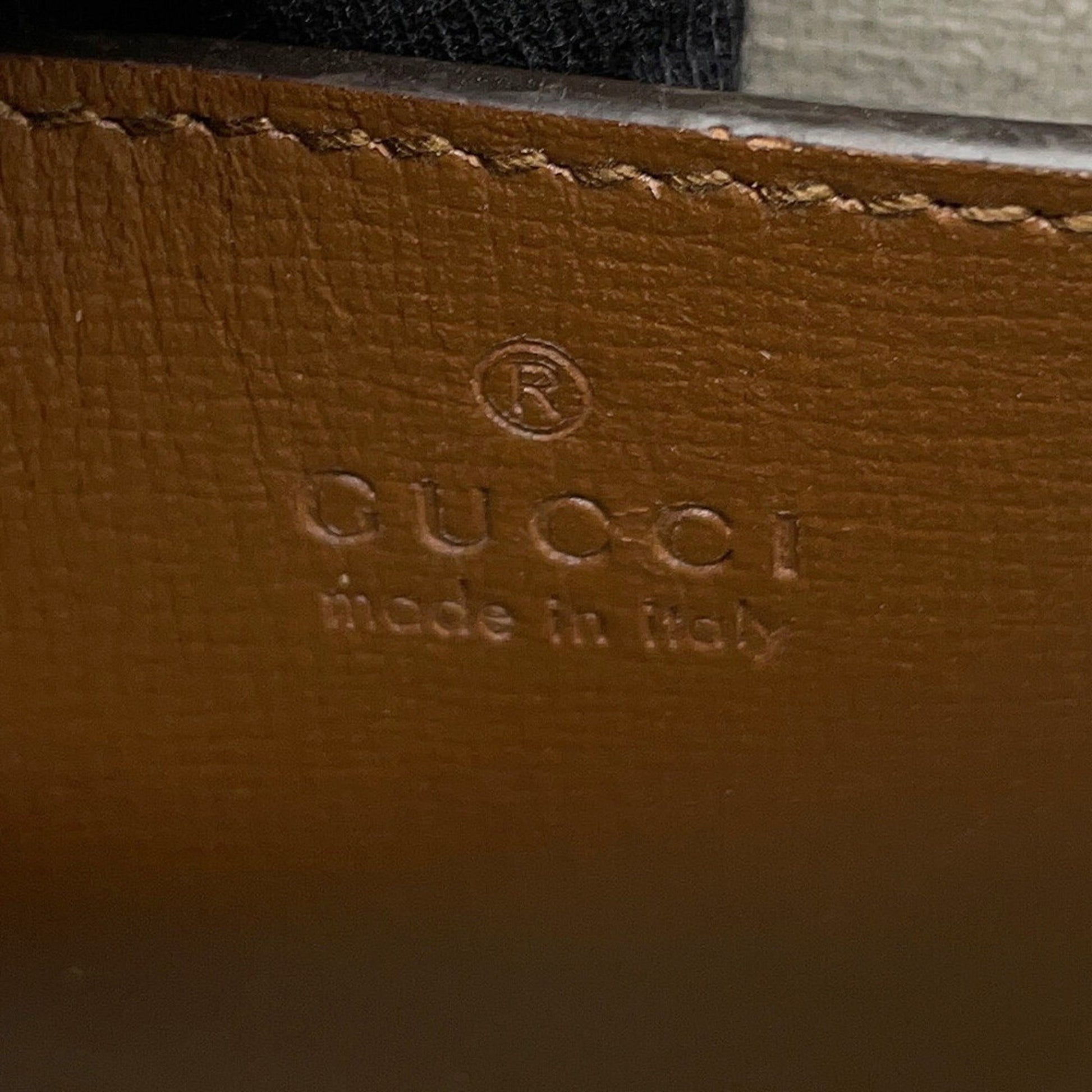 Gucci Beige Brown Gg Supreme Leather Messenger Bag Shoulder Bag