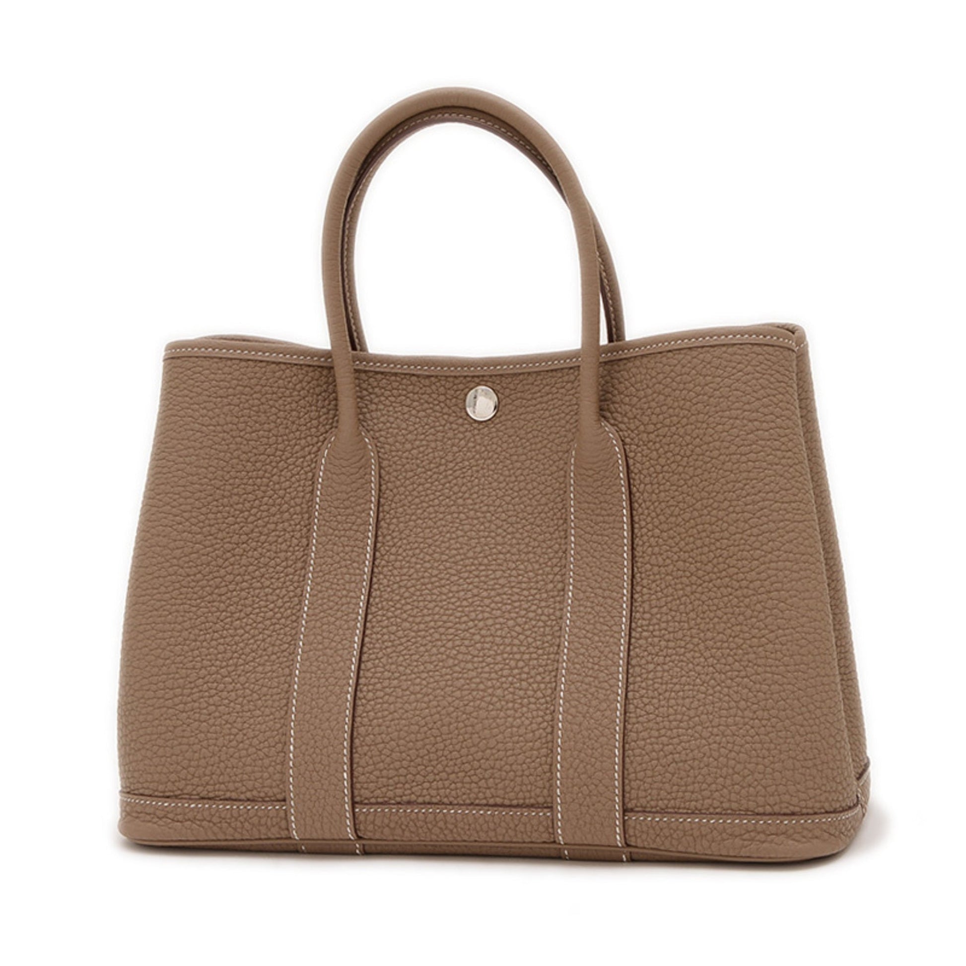 Hermes Etoupe Negonda Tote Bag Leather Gray Tote Bag 2