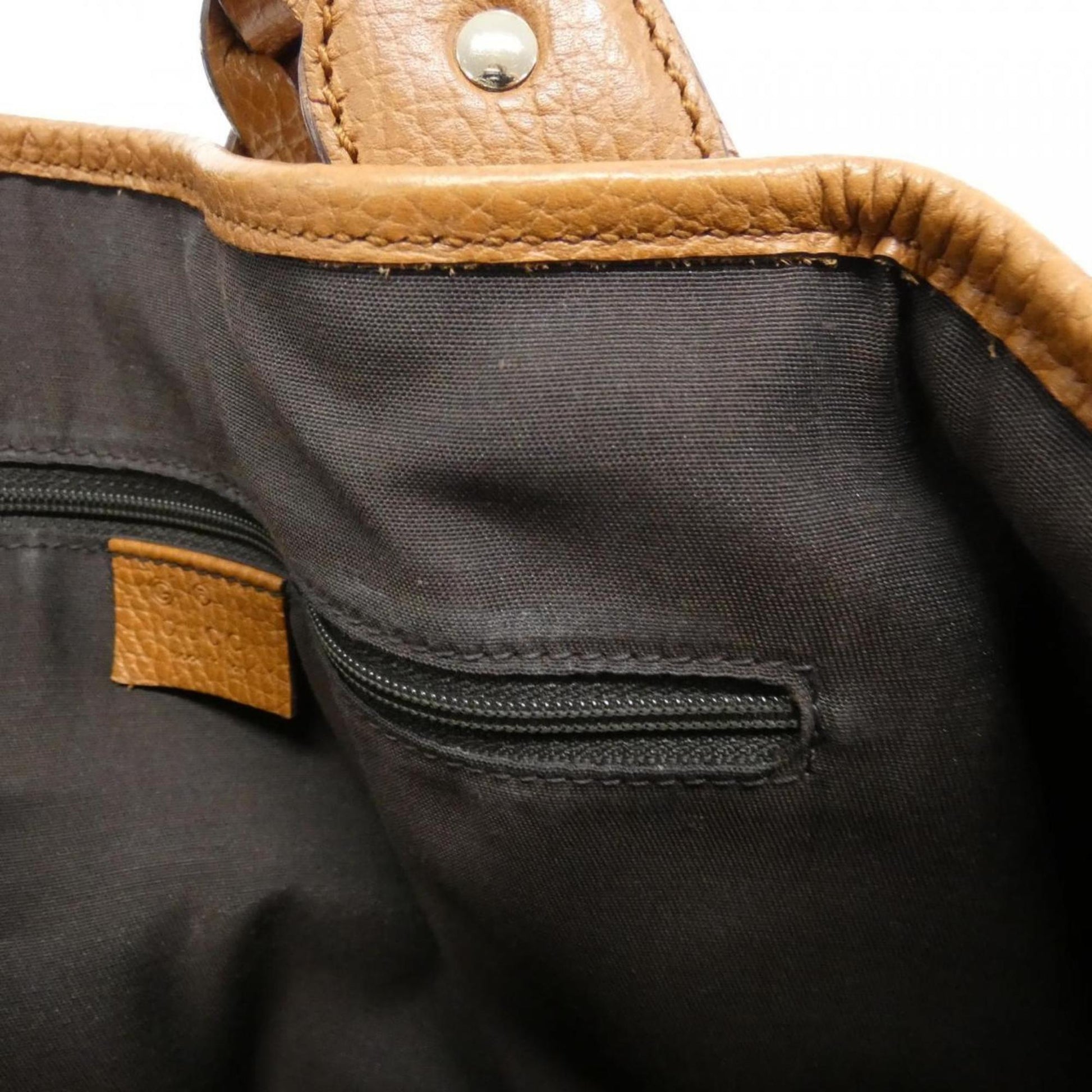 Gucci Brown Leather Shoulder Bag