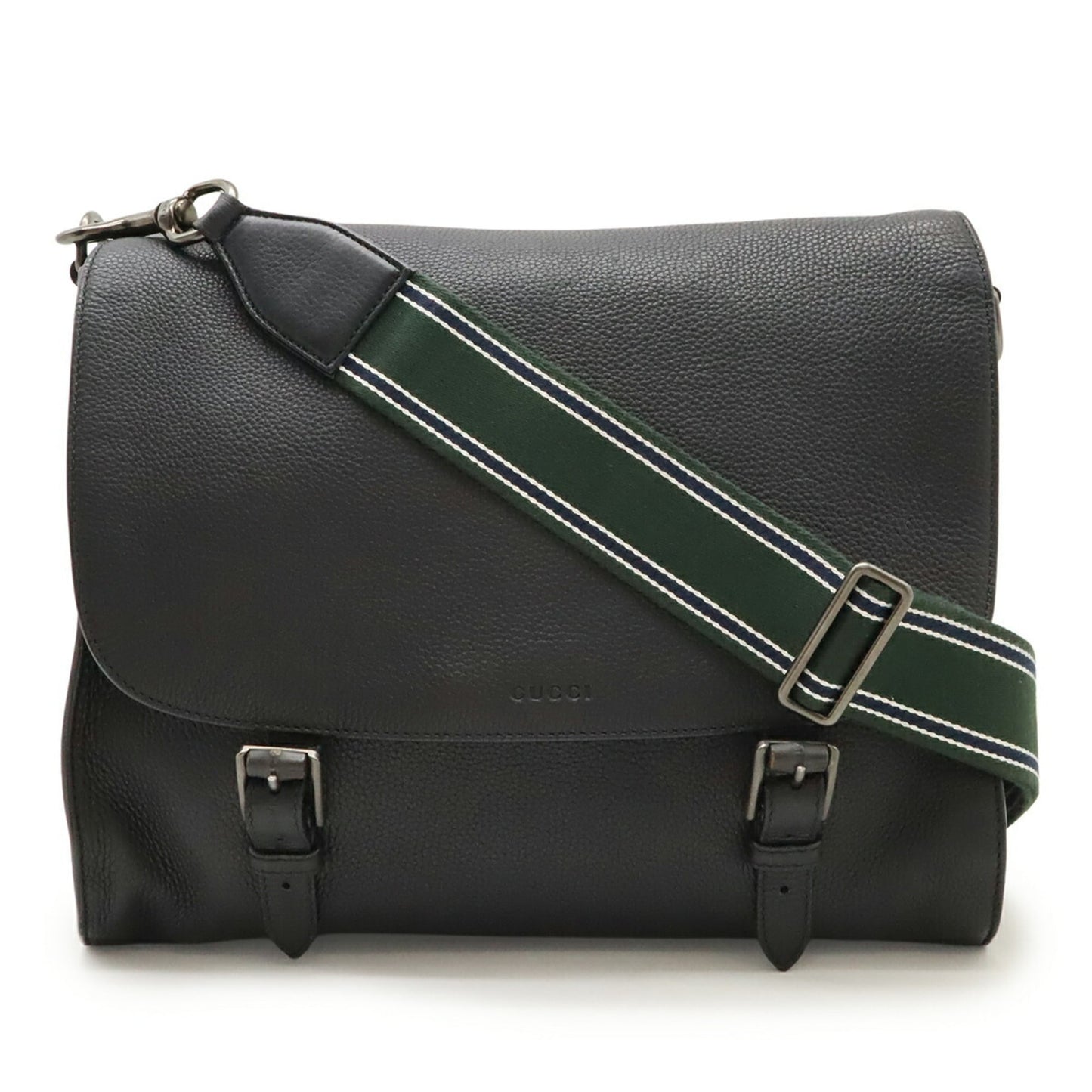 Gucci Black Leather Shoulder Bag