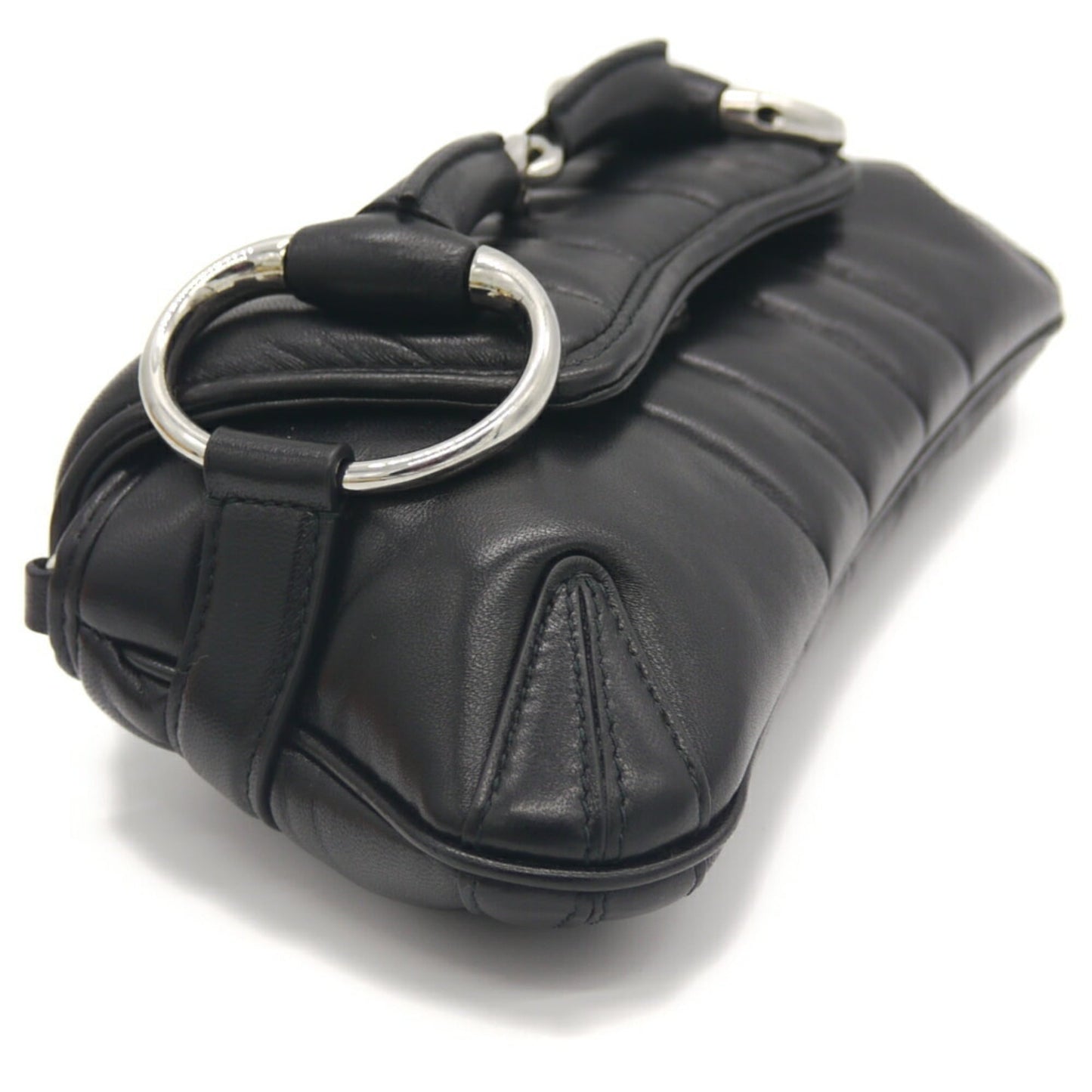 Gucci Black Leather Shoulder Bag