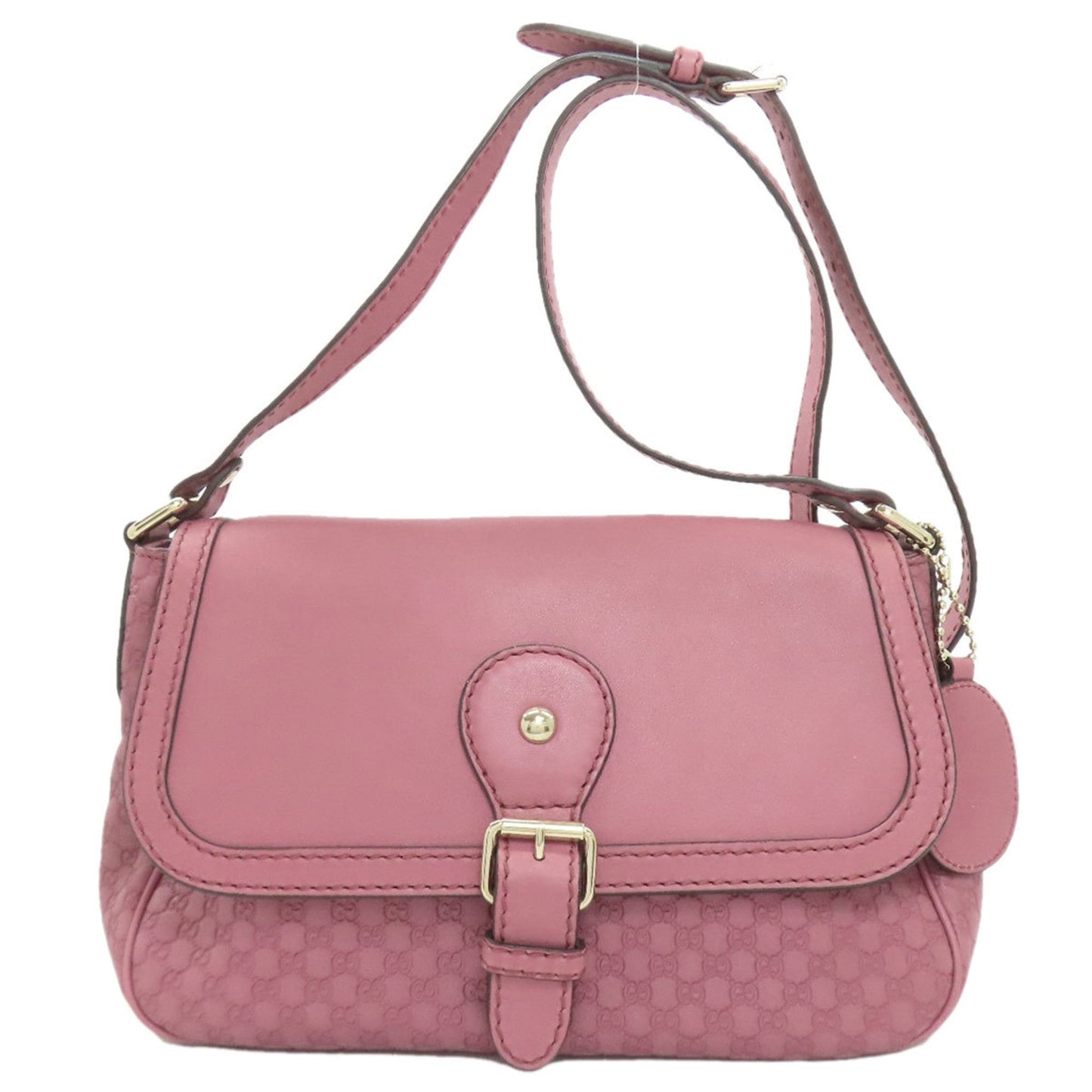 Gucci Pink Leather Shoulder Bag
