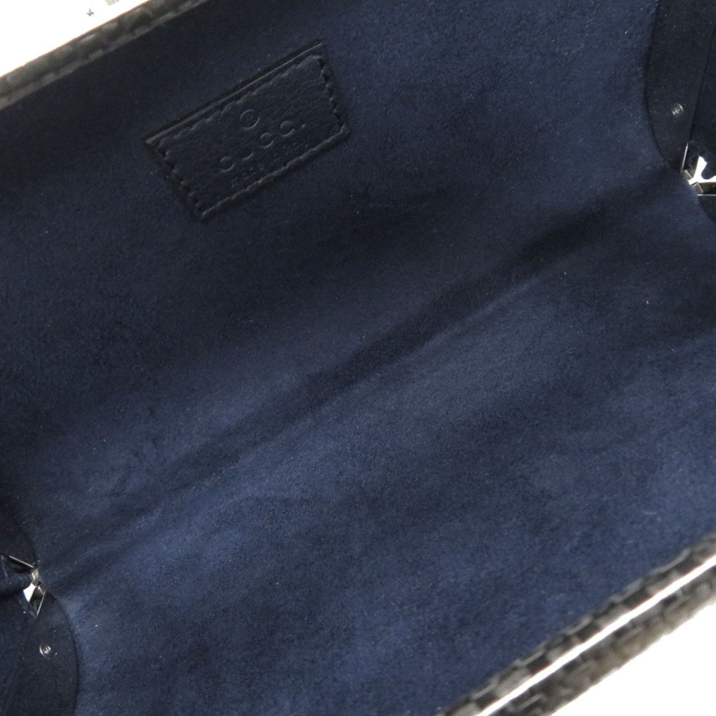 Gucci Silver Metal Shoulder Bag