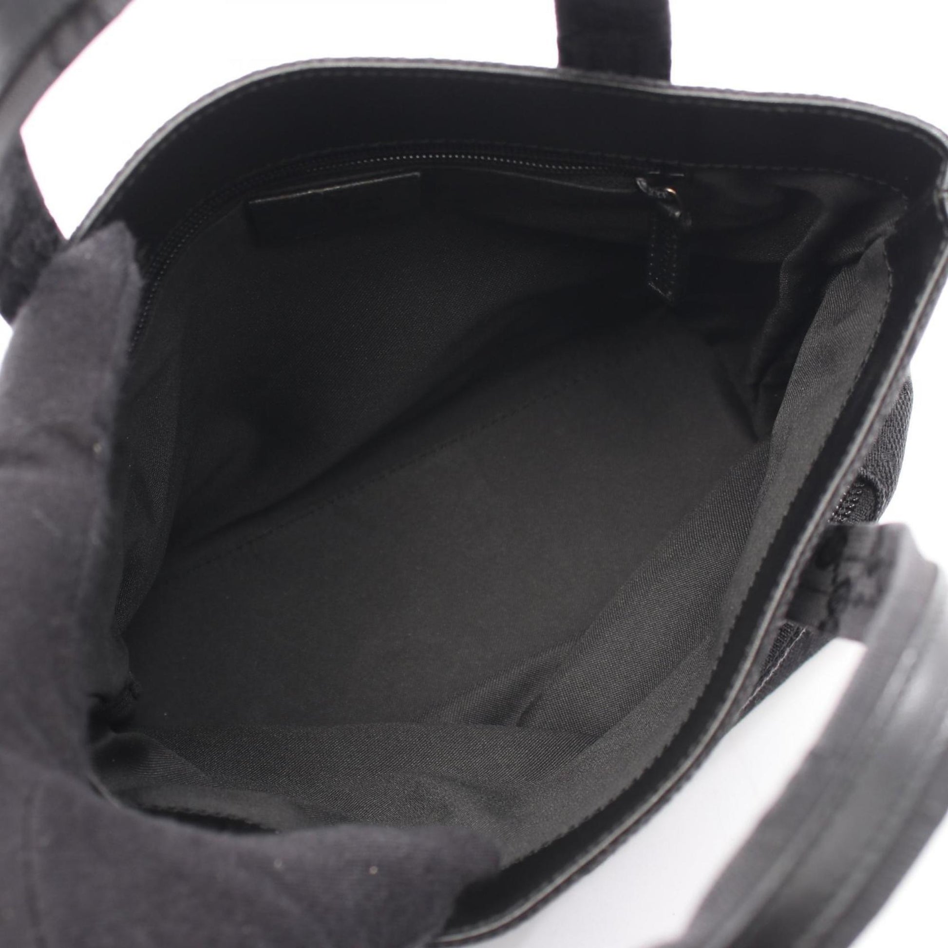 Gucci Gg Canvas Black Gg Canvas Leather Handbag