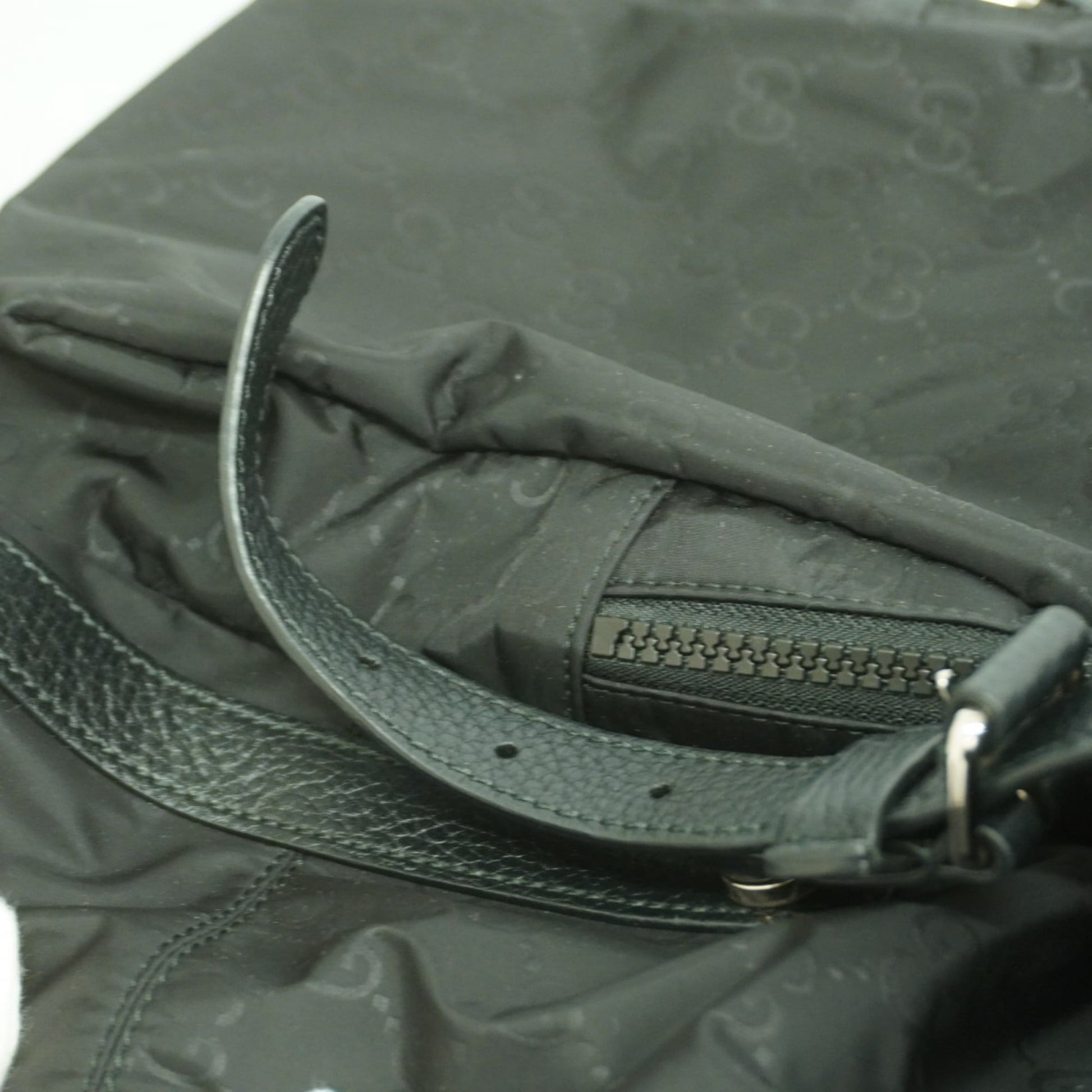 Gucci Black Nylon Backpack