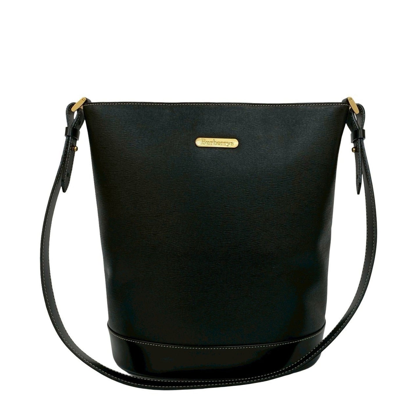 Burberry Shoulder Bag Sling Bag Leather Black