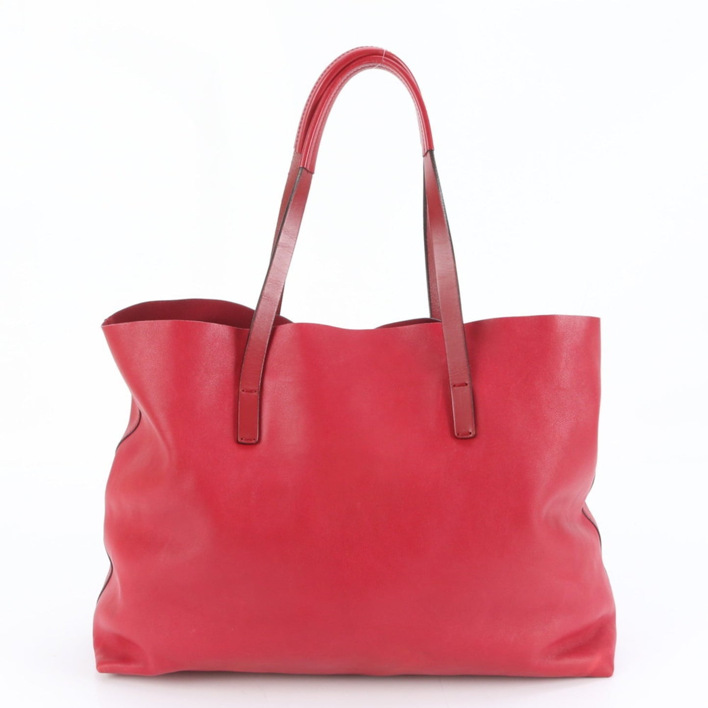 Gucci Red Color Leather Pouch Shoulder Bag