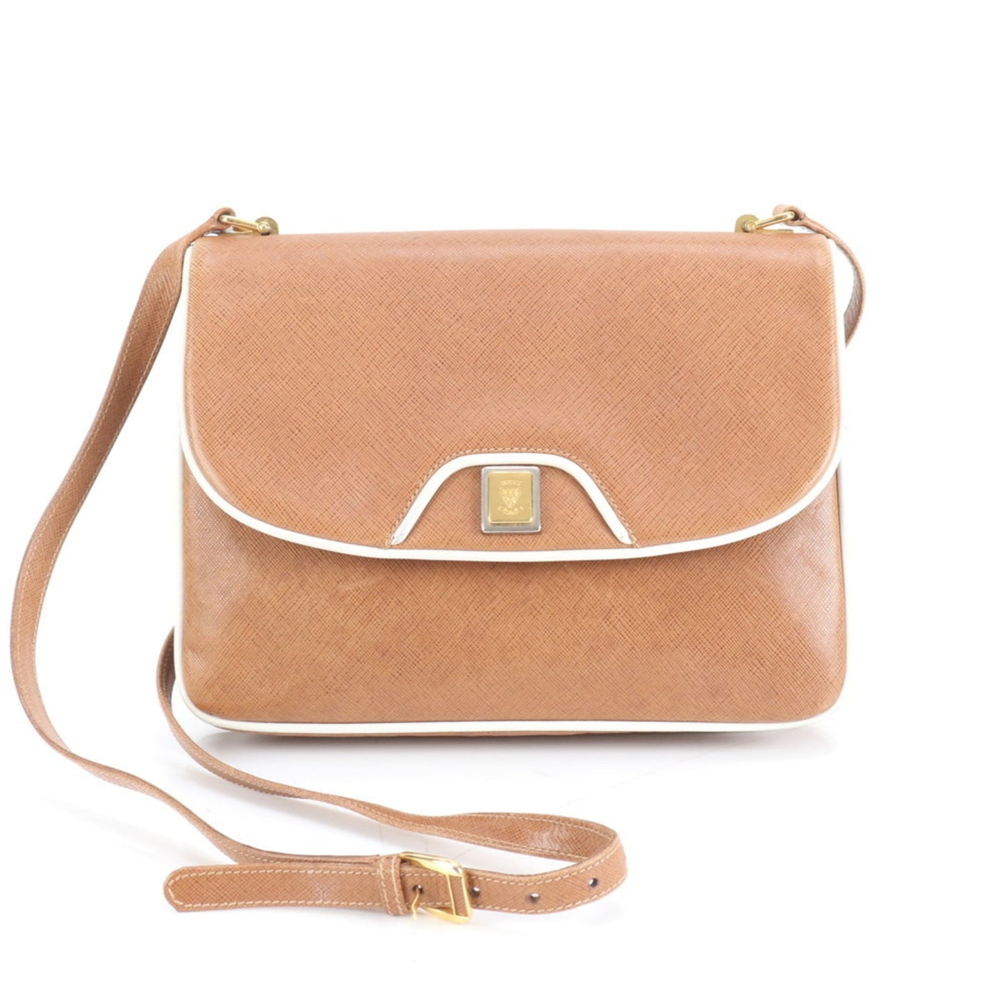 Gucci Brown Leather Shoulder Bag