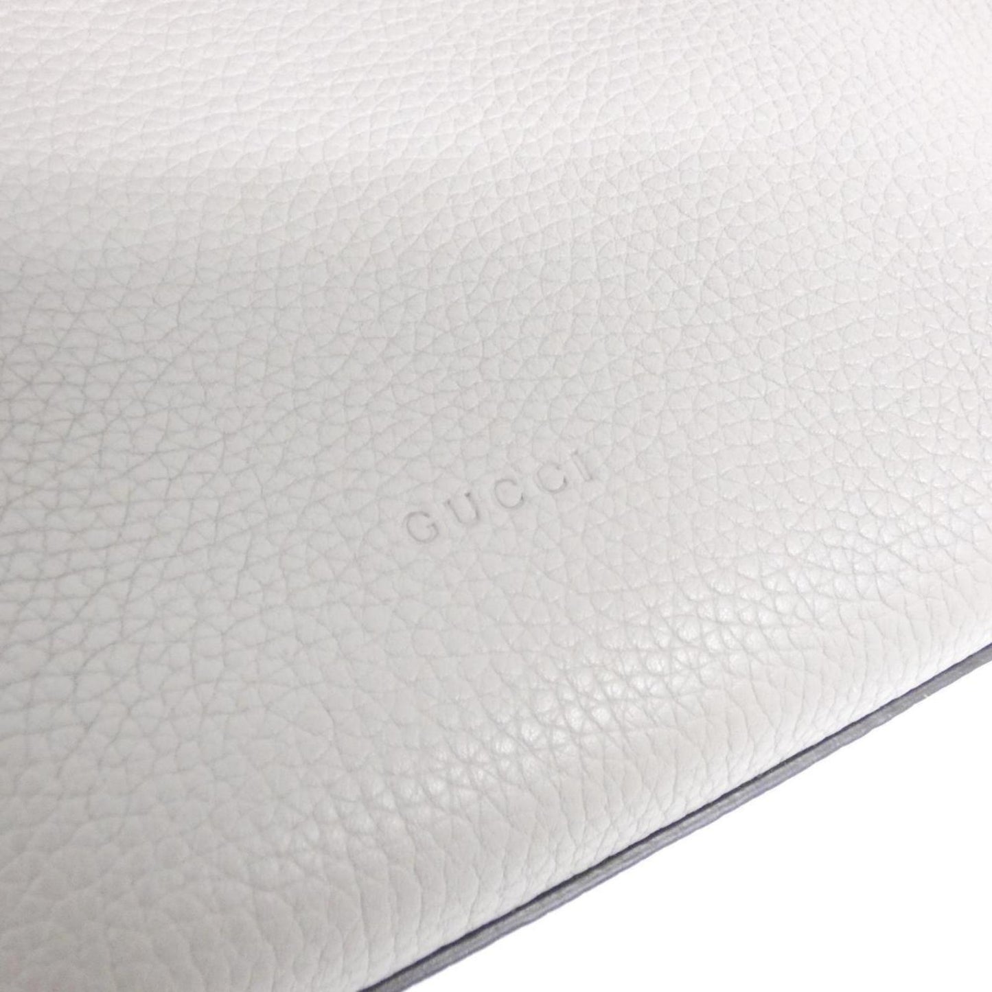 Gucci Light Gray Leather Handbag