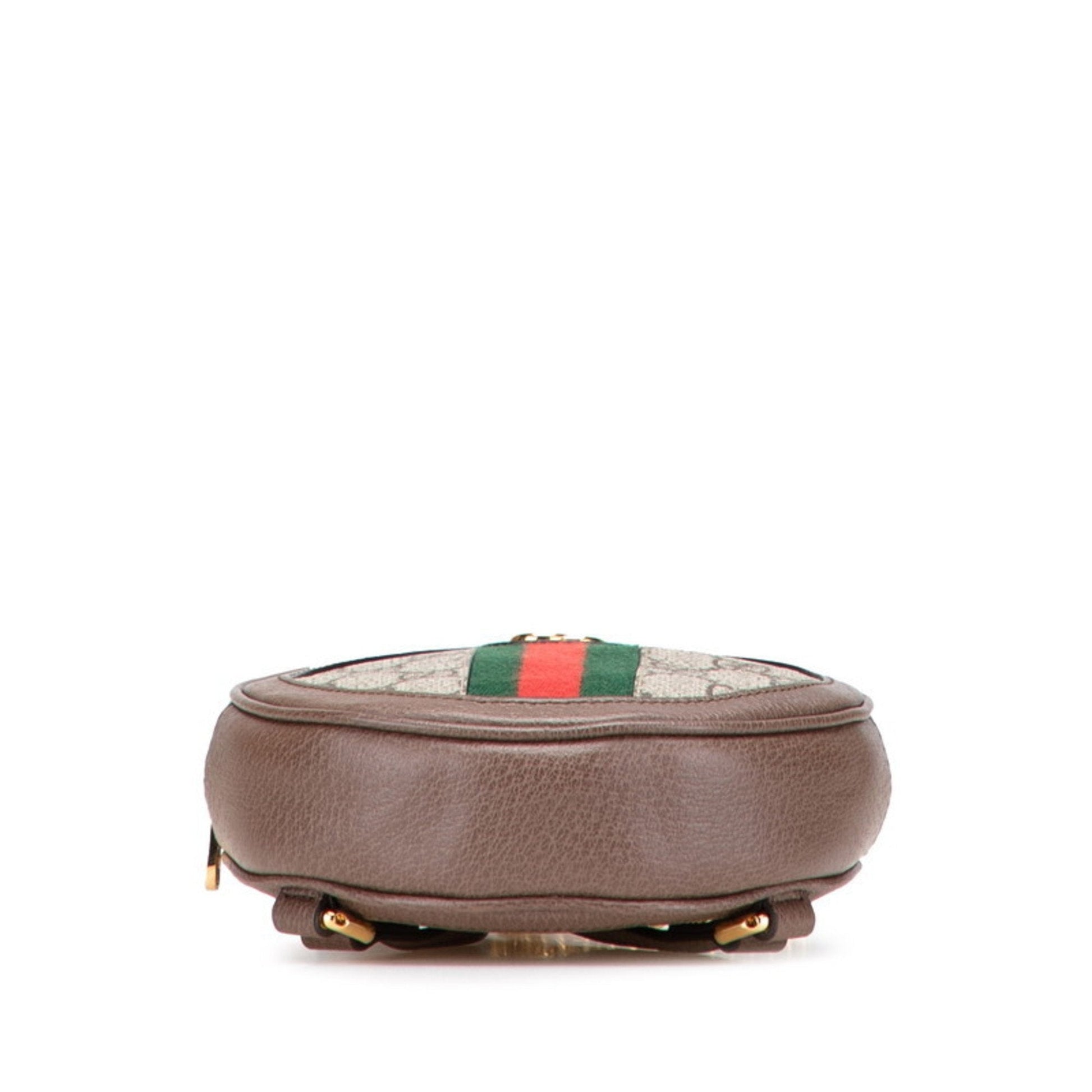 Gucci Beige Brown Pvc Leather Backpack