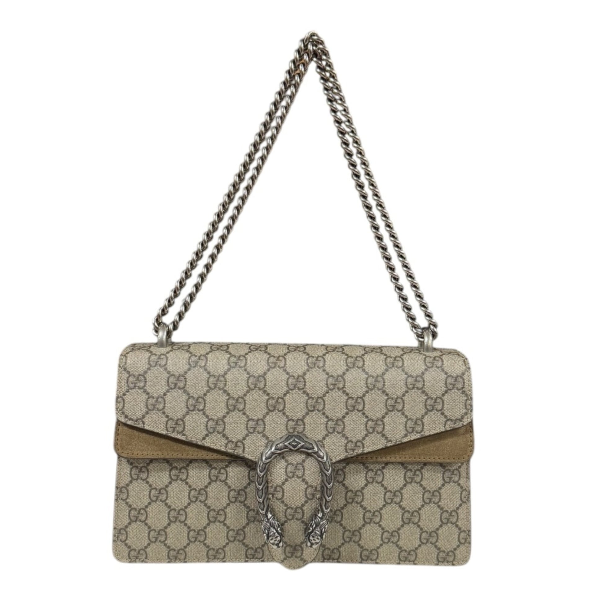 Gucci Beige Gg Supreme Shoulder Bag