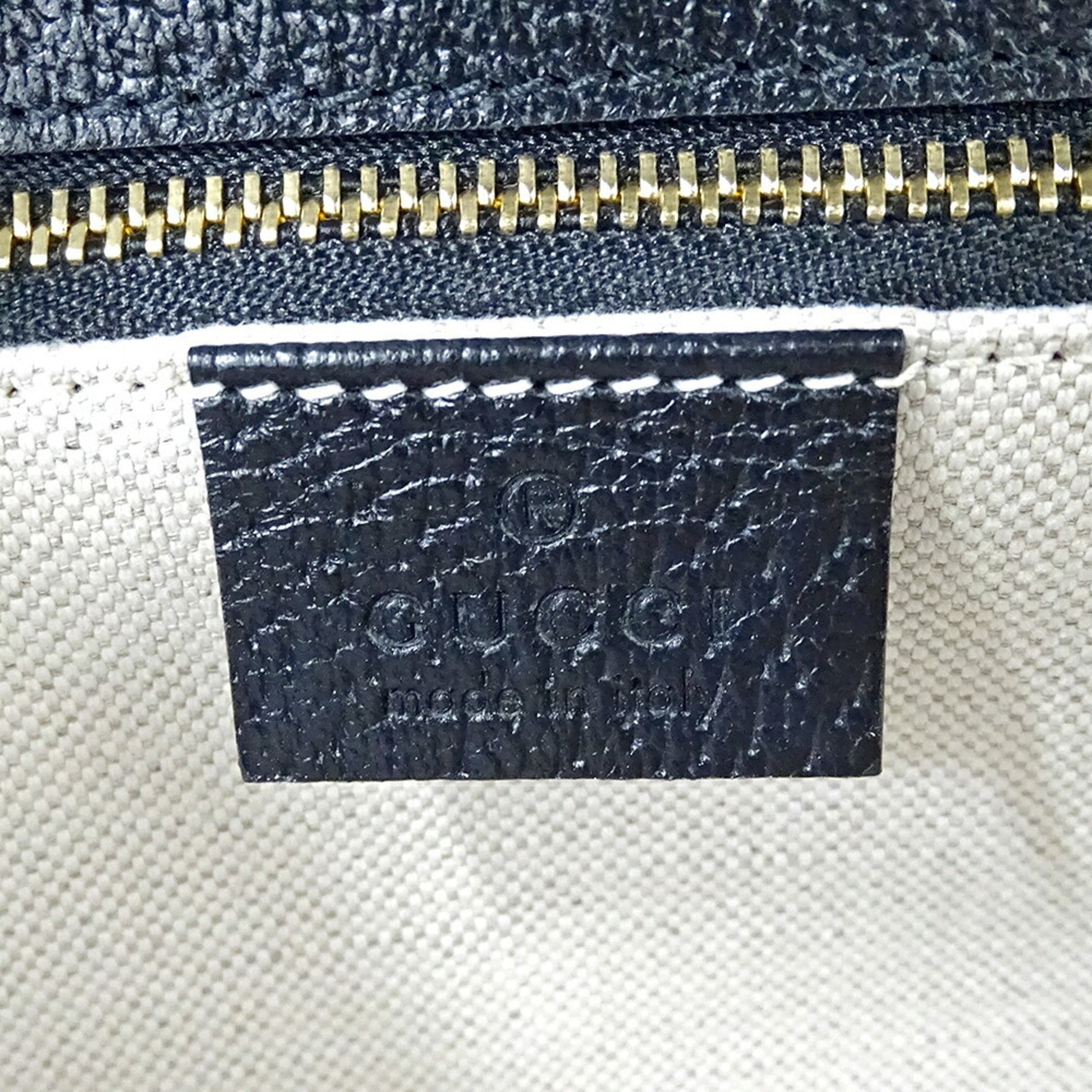 Gucci Horsebit Black Denim Shoulder Bag