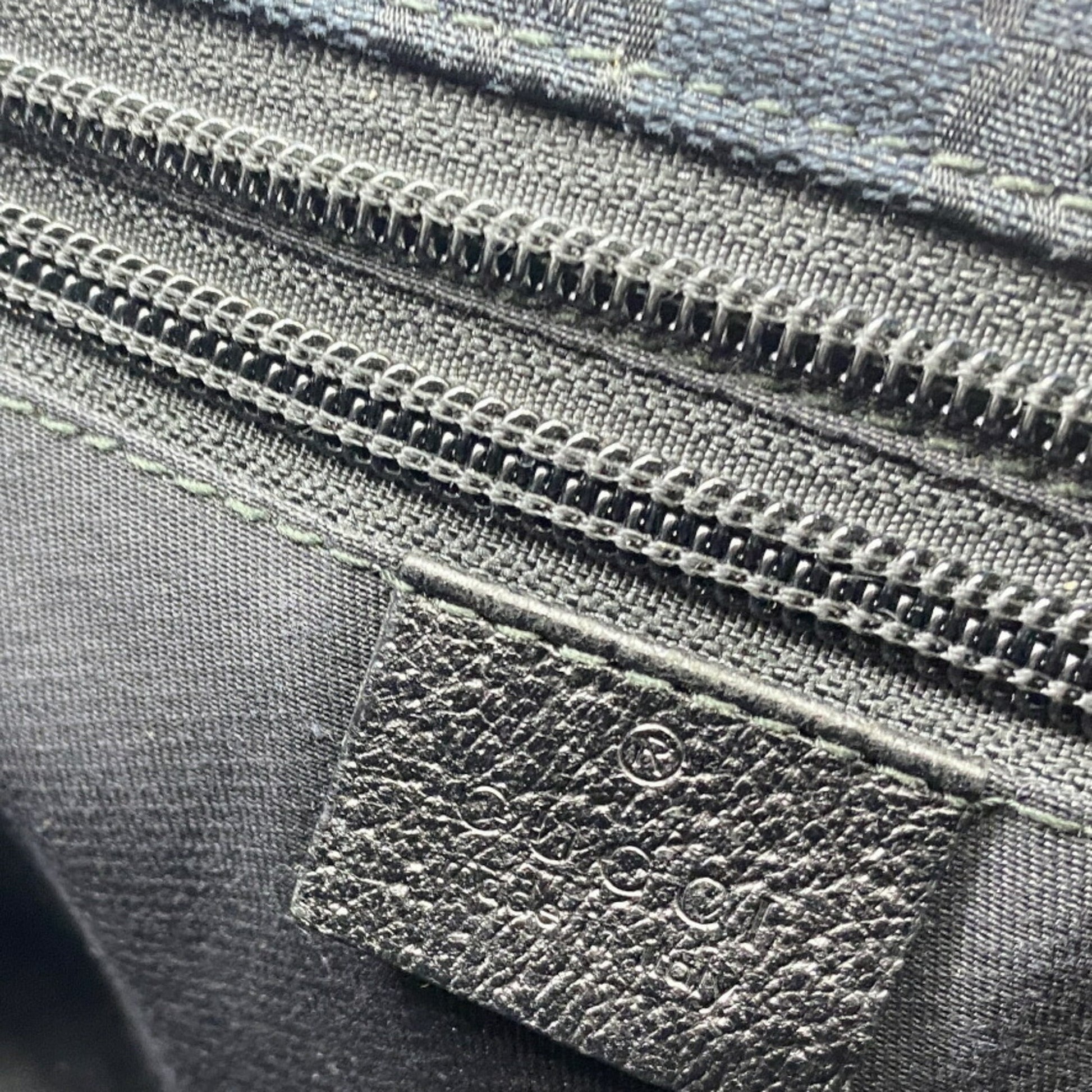 Gucci Black Gg Canvas Shoulder Bag