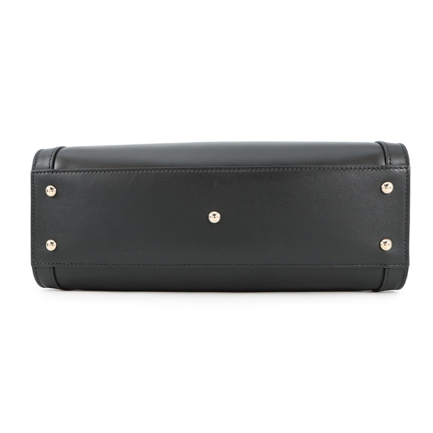 Gucci Black Leather Handbag Shoulder Bag Tote Bag